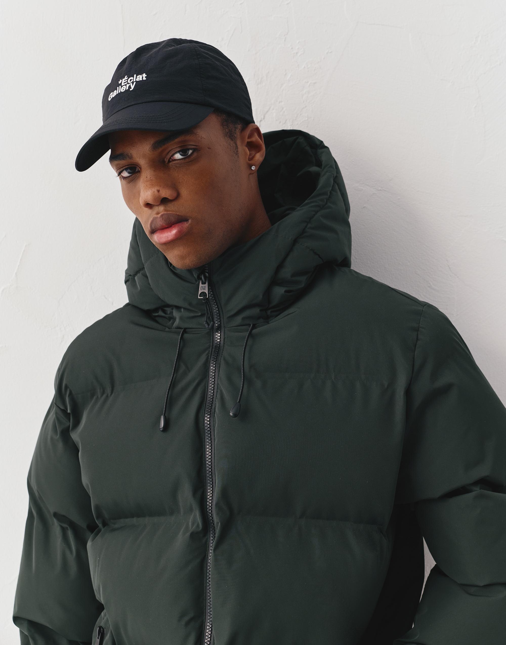 Kapüşonlu, ısıyla mühürlenmiş şişme ceket - Görsel 37