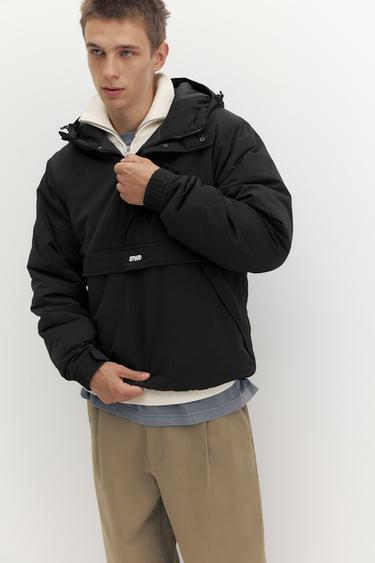 Hooded anorak jacket — Black 1