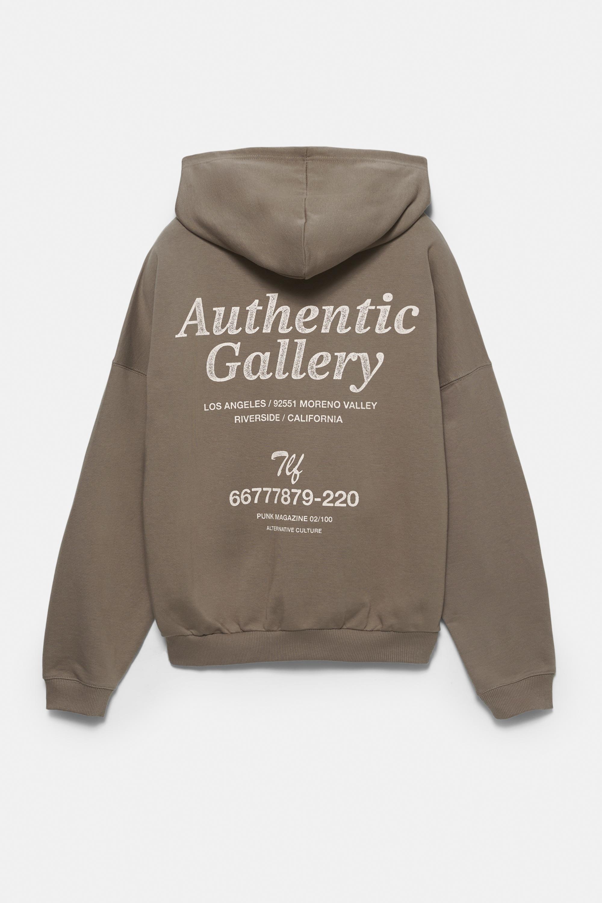 Kapüşonlu Authentic Gallery sweatshirt - Görsel 4