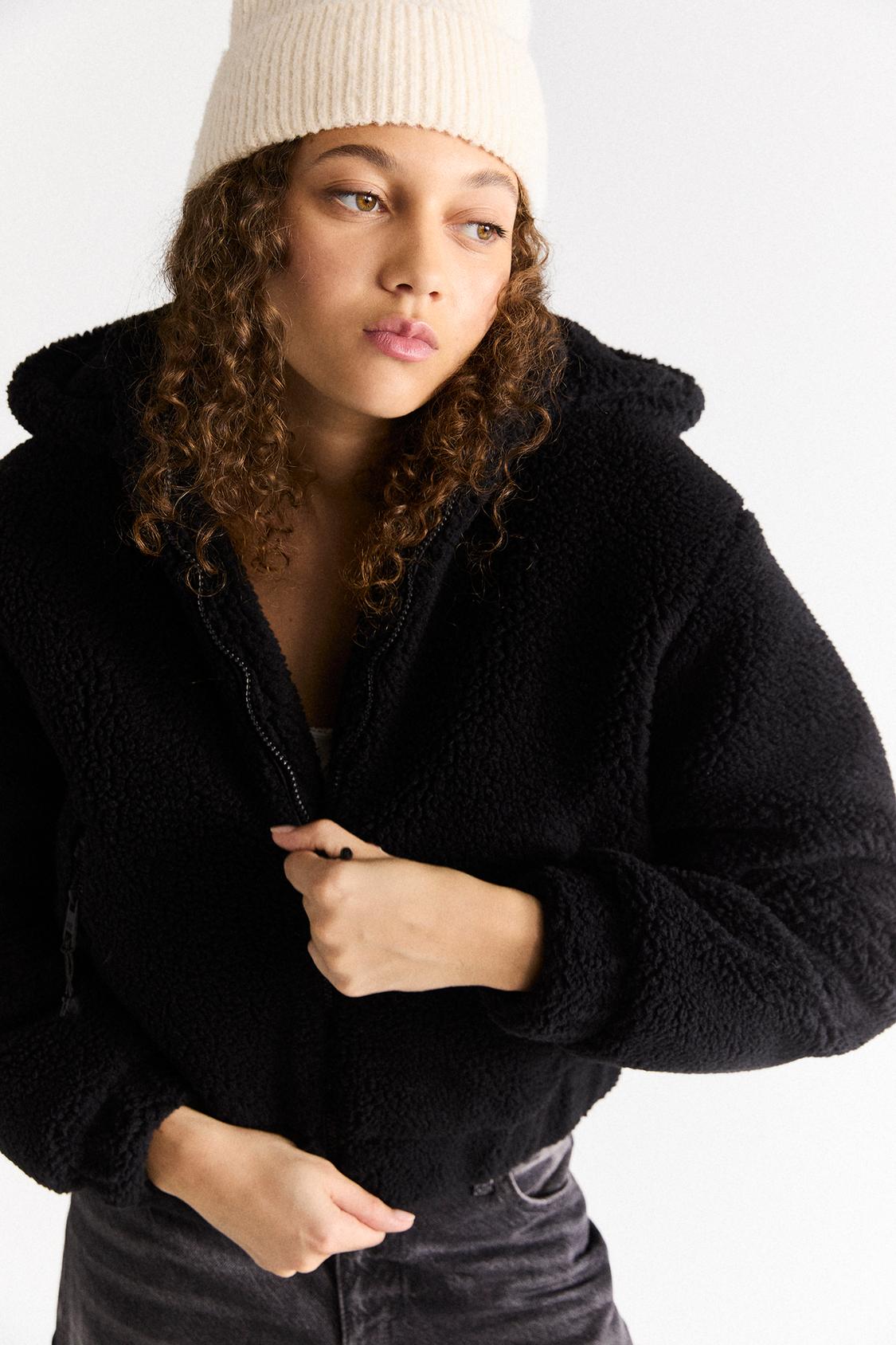 Pull&bear Asos Teddy Jacket Sherpa Jacket Pull And Bear Teddy