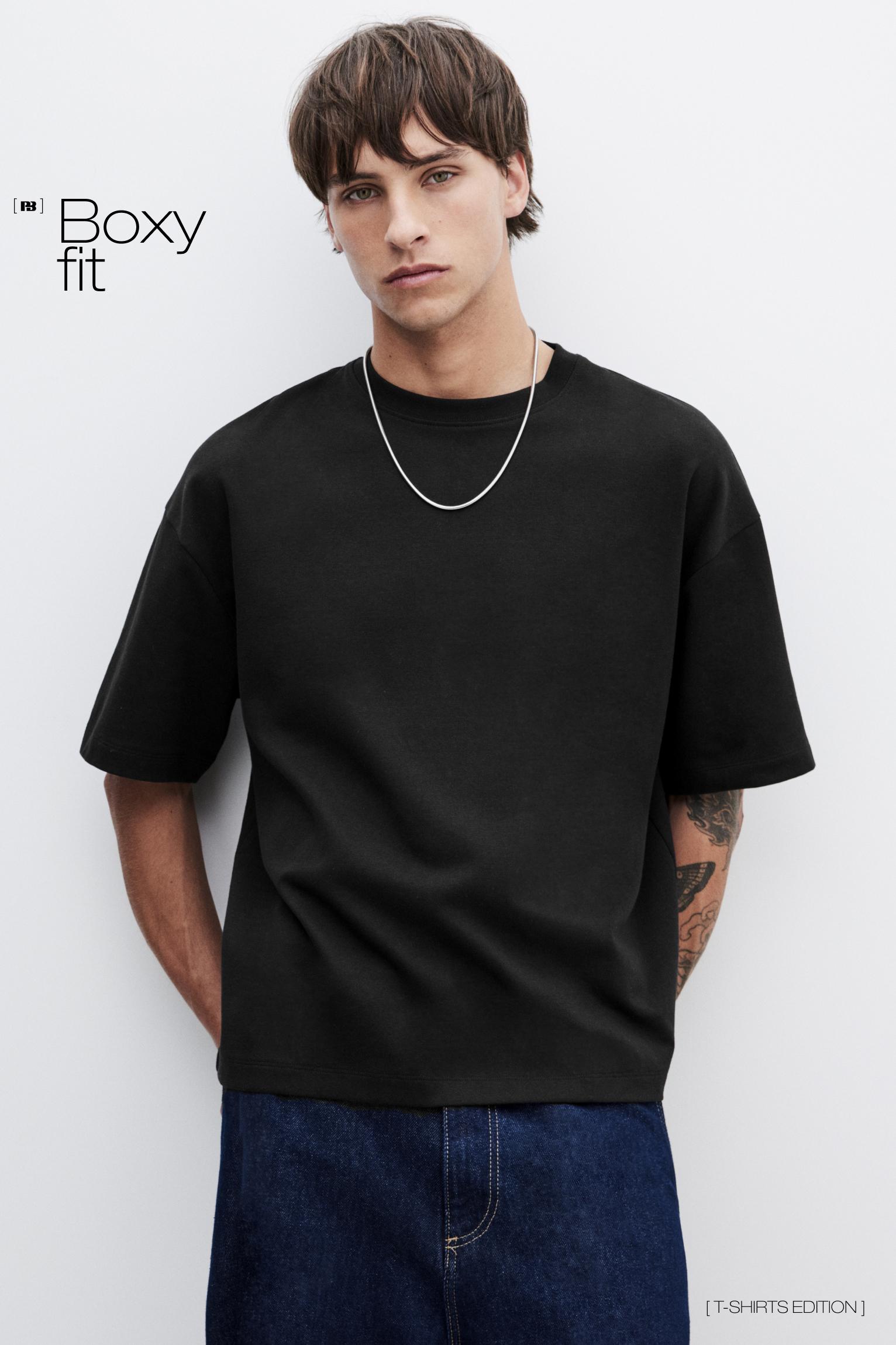 Boxy T-shirt — Black