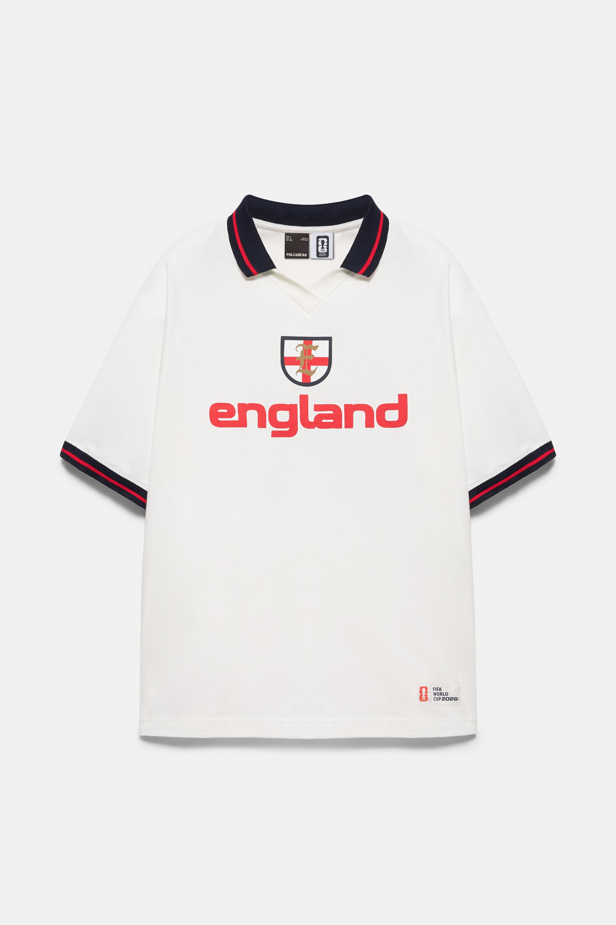 England FIFA WORLD CUP 26™ Polo Shirt — Off white