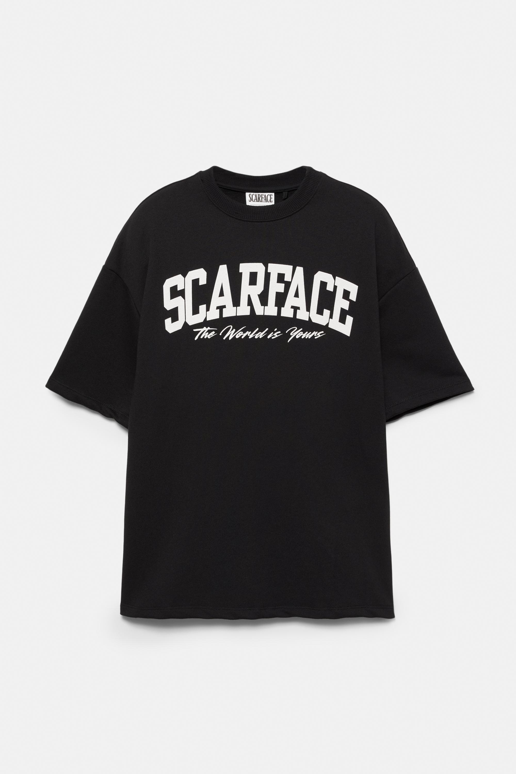 Sweatshirt De Manga Curta Scarface