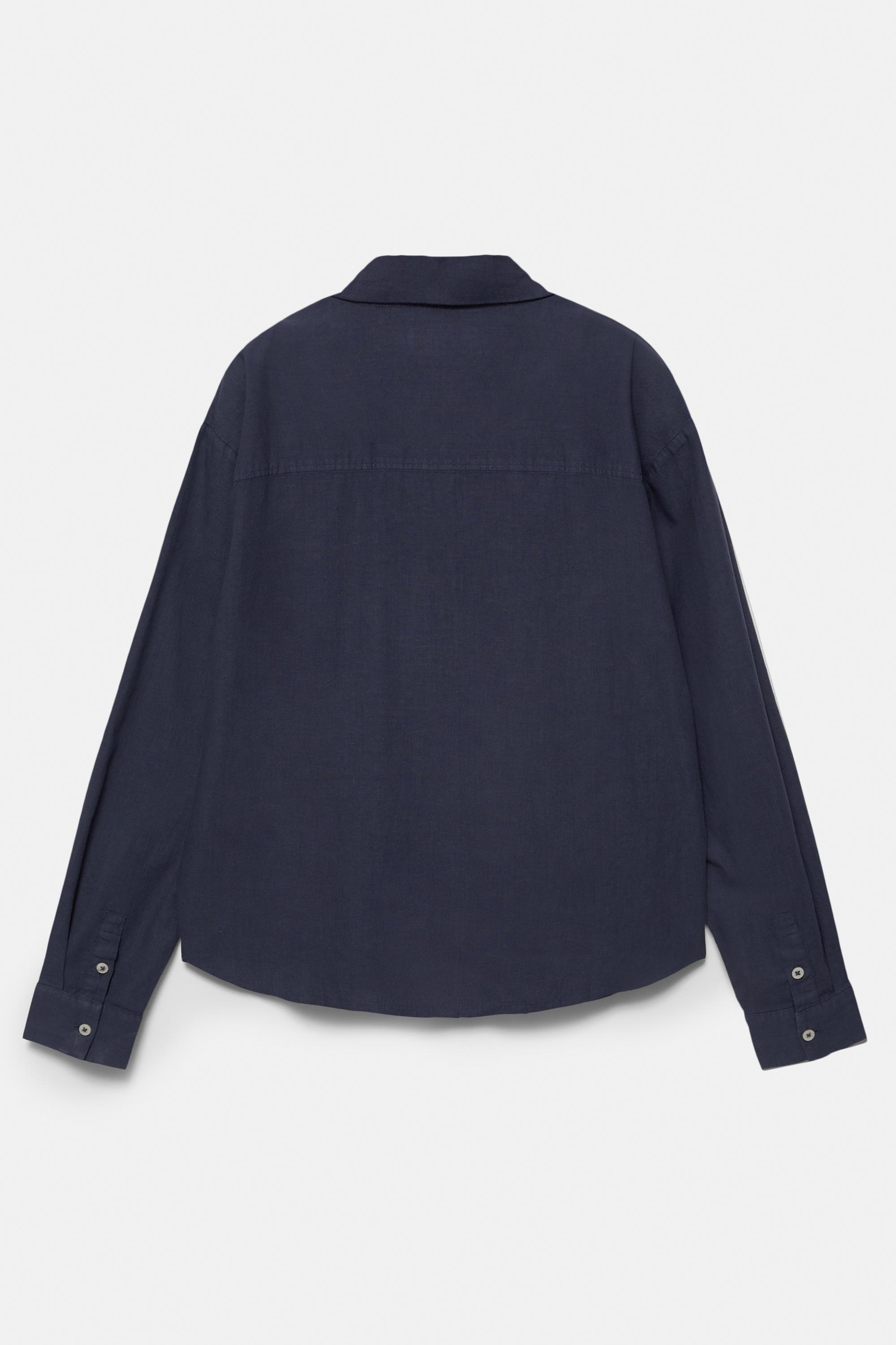 Ketenli gömlek - Görsel 4