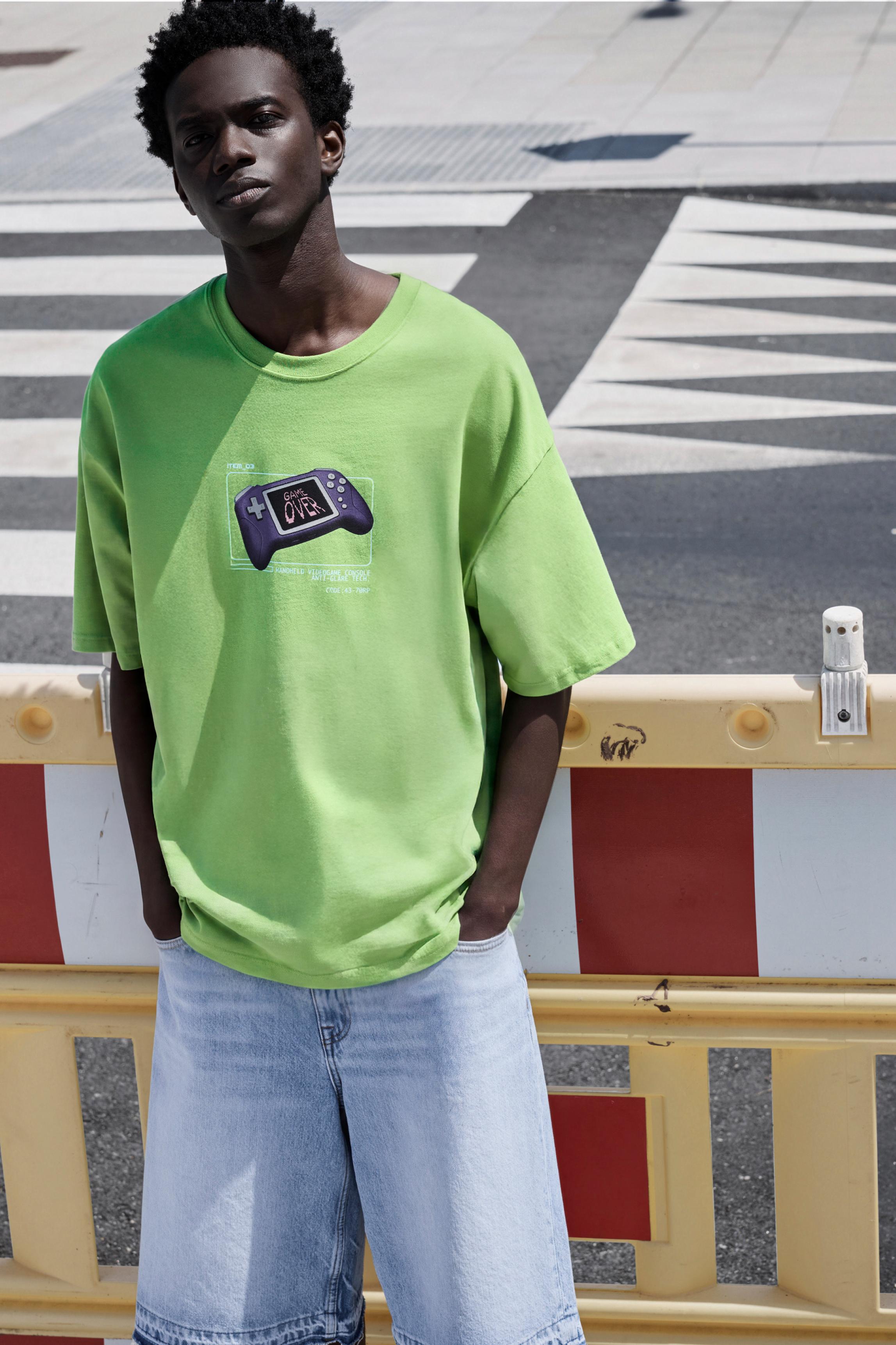 STWD controller graphic T-shirt — Green