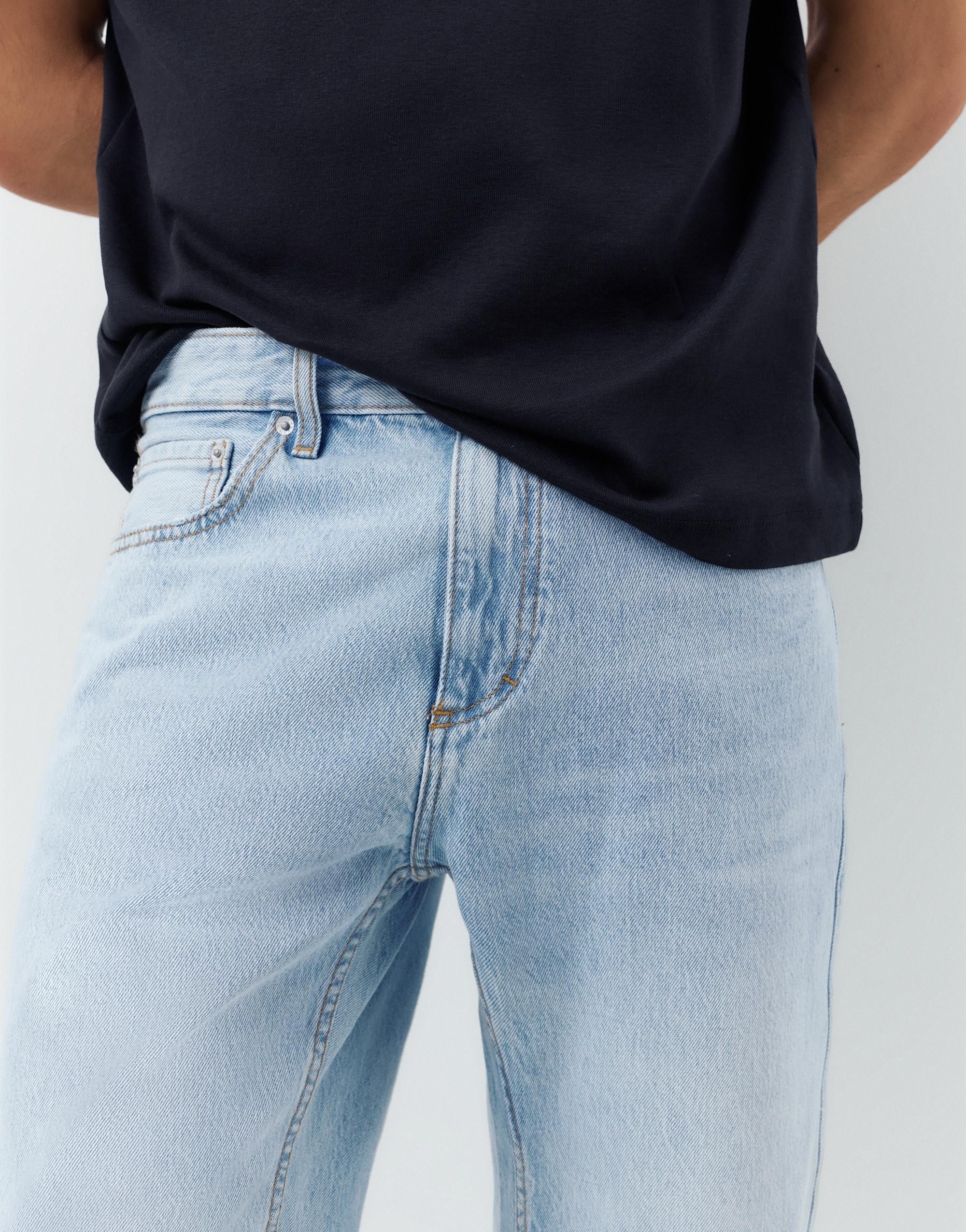 Straight-leg jeans — Pale indigo