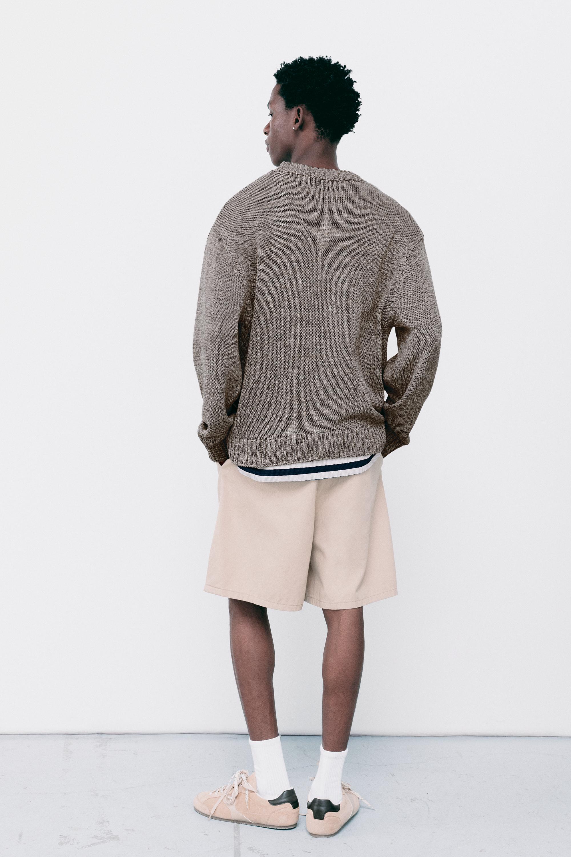 Rustic cardigan — Taupe