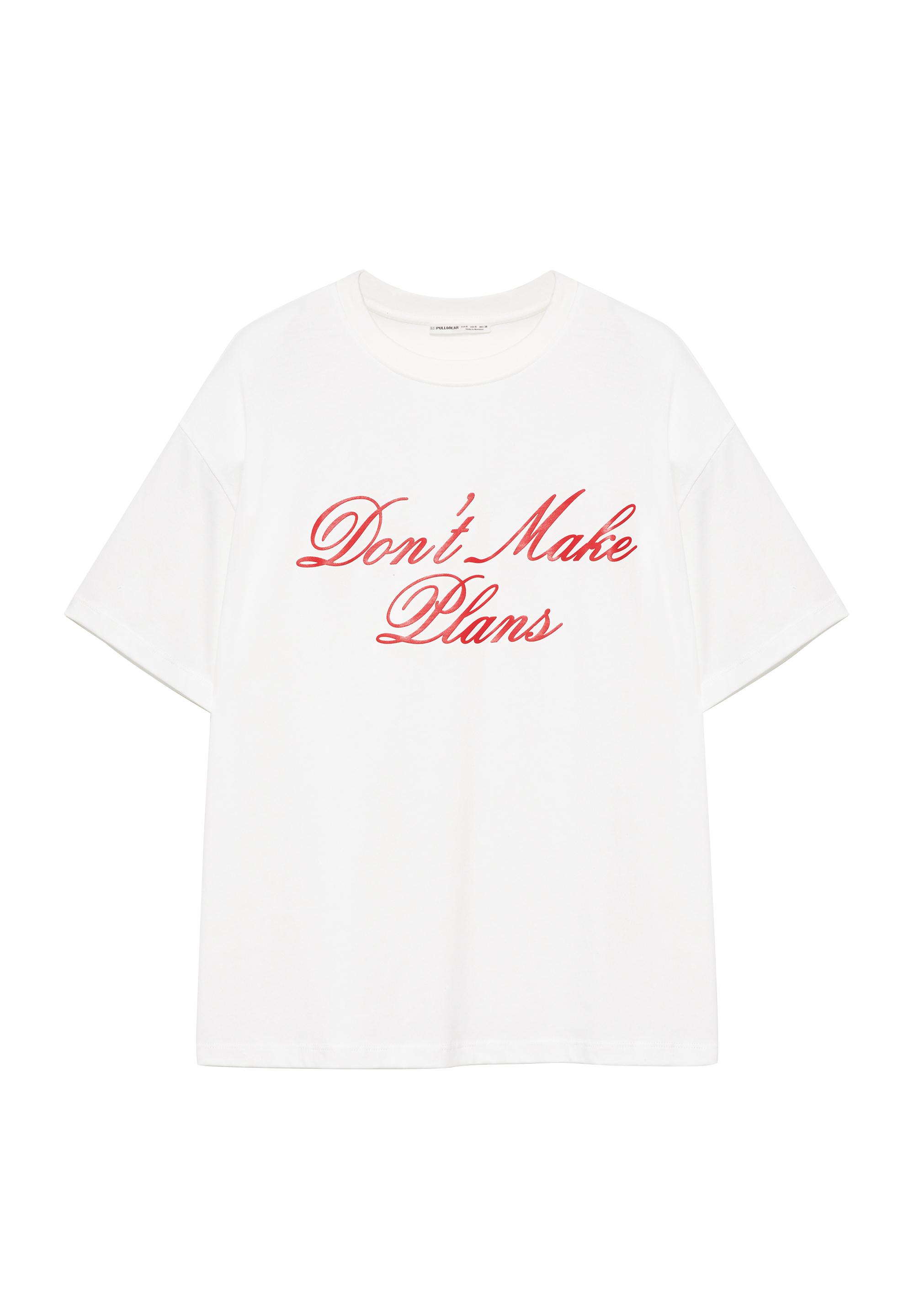 Text print oversize T-shirt — Ice