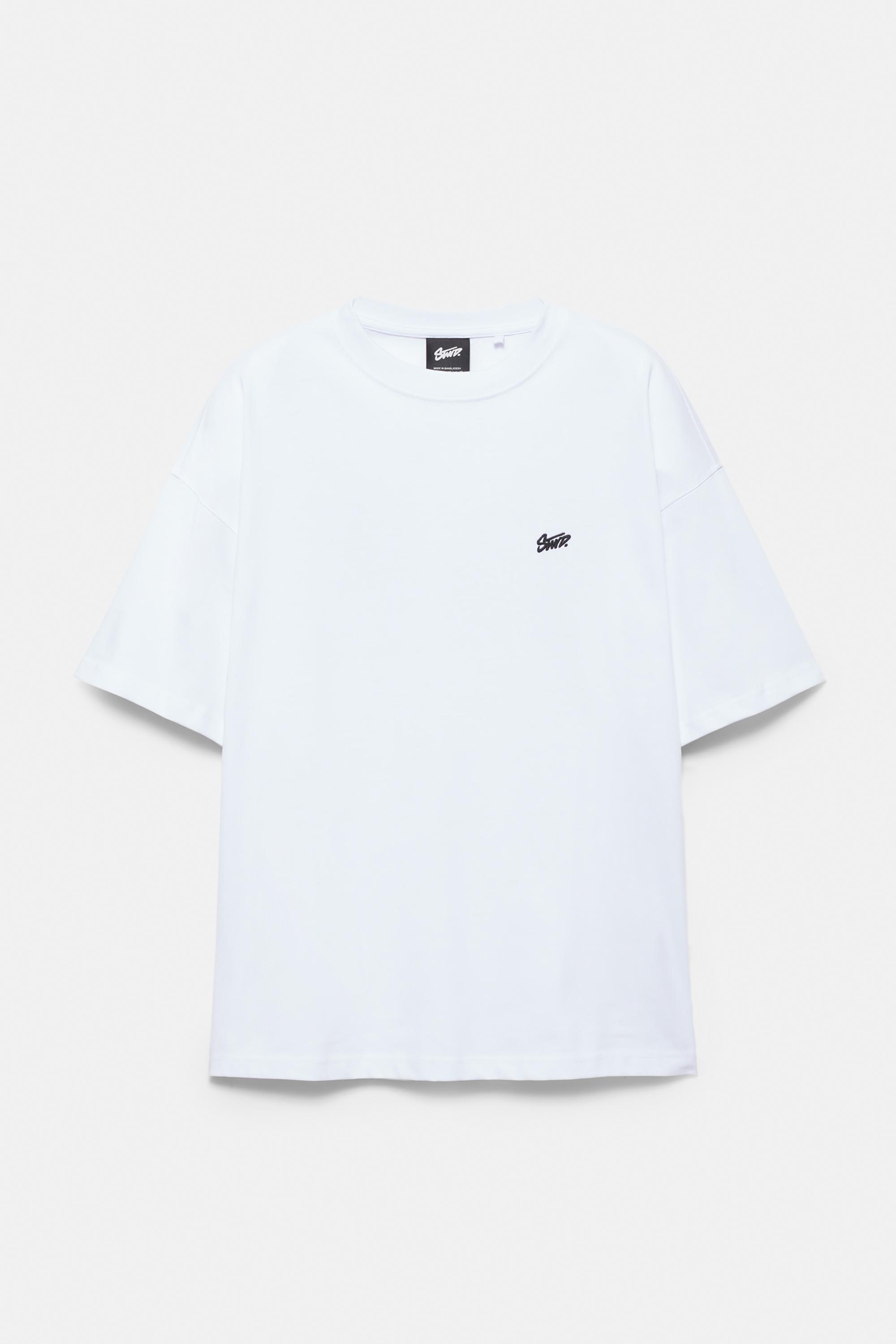 STWD logo boxy T-shirt — White