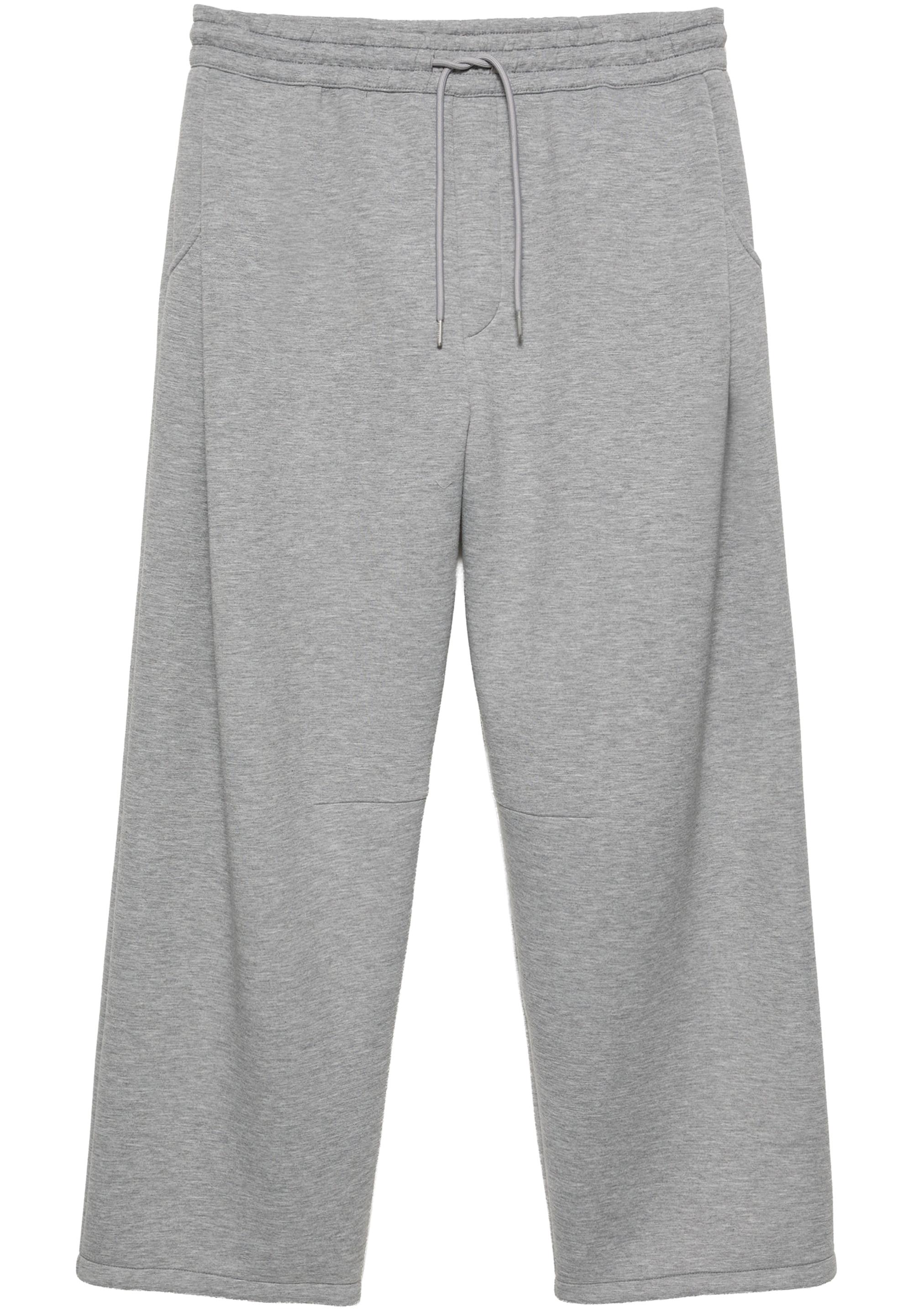 Relaxed fit sweatpants — Grey marl
