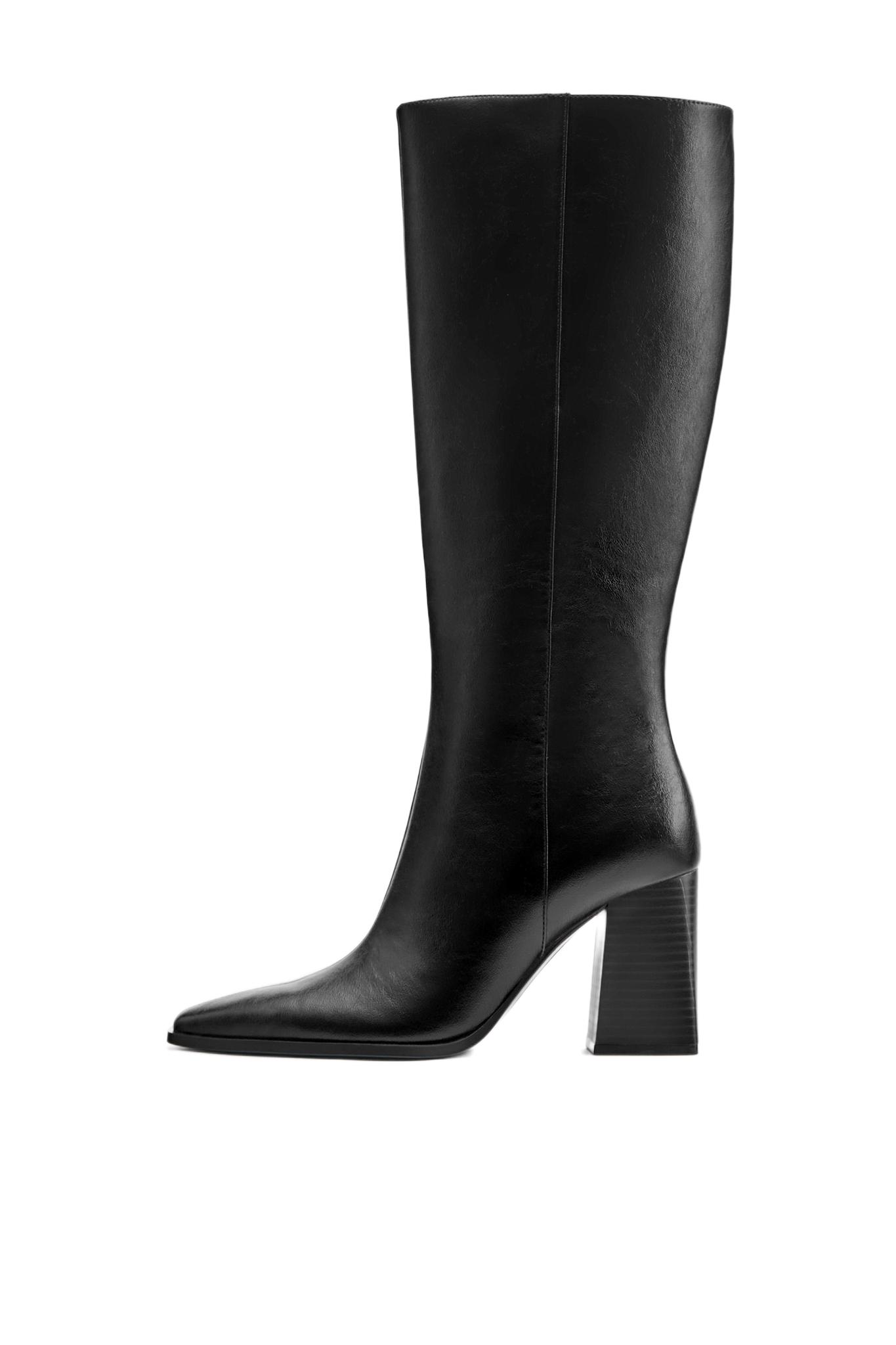 High-heel boots — Black