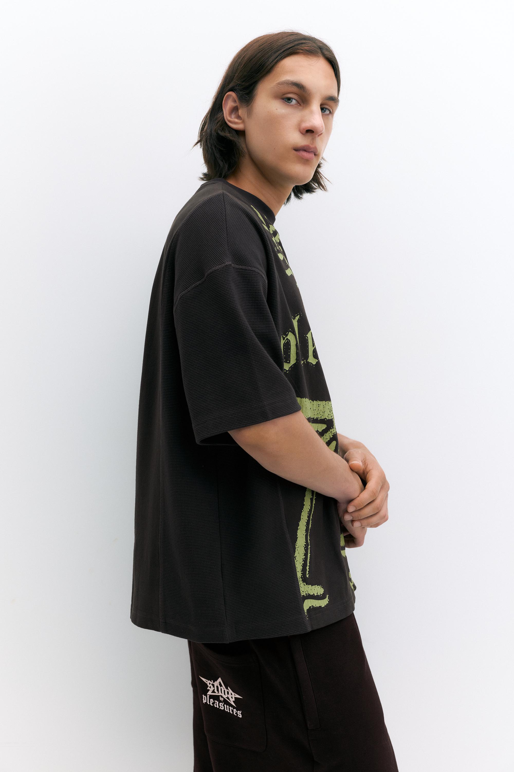 Pleasures x STWD T-shirt — Black