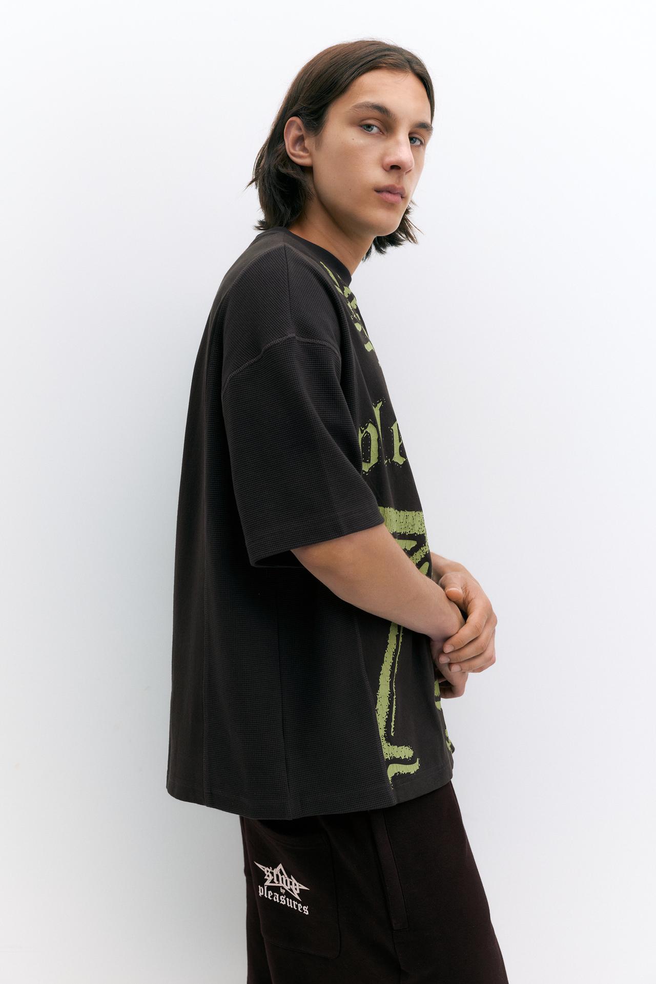 Pleasures x STWD T-shirt — Black