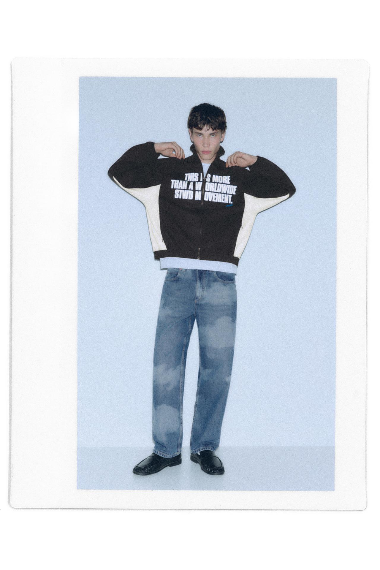 STWD zip jacket — Black