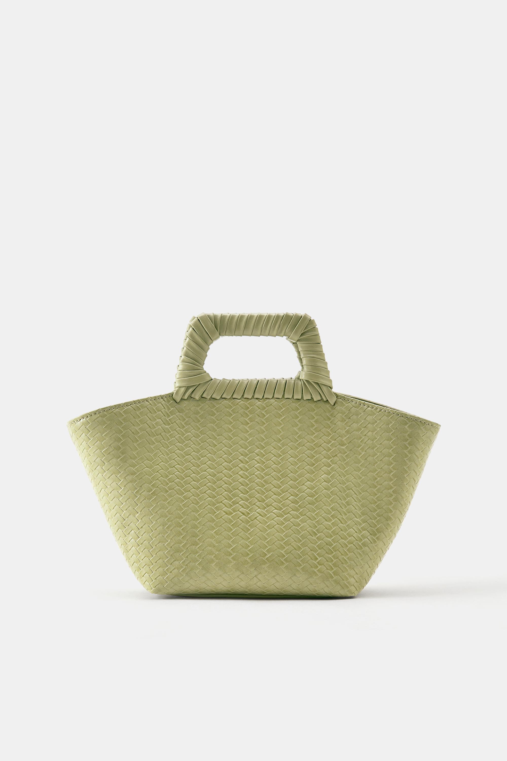 Mini woven basket bag | Pull&Bear United States