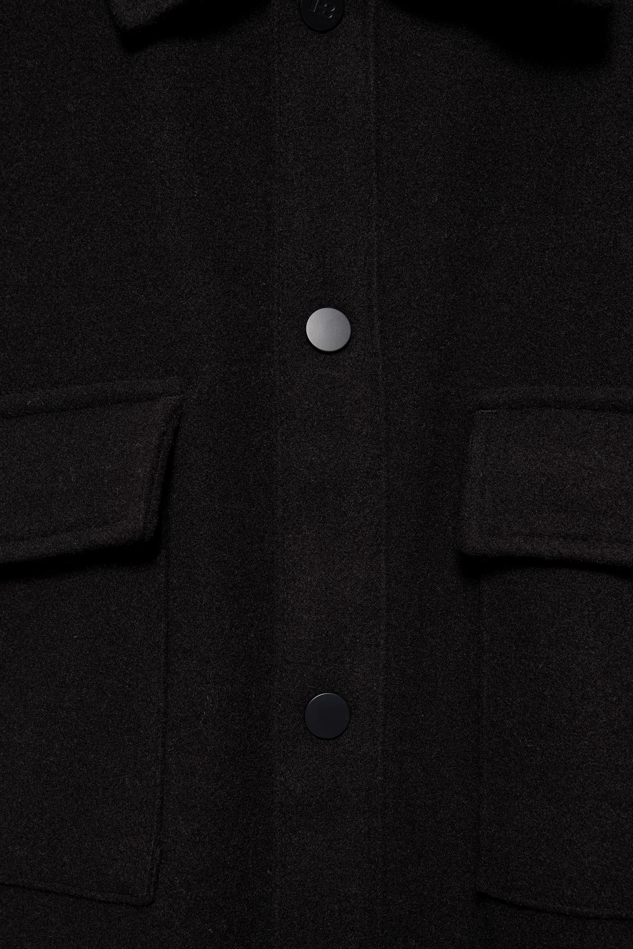 Long sleeve overshirt — Black