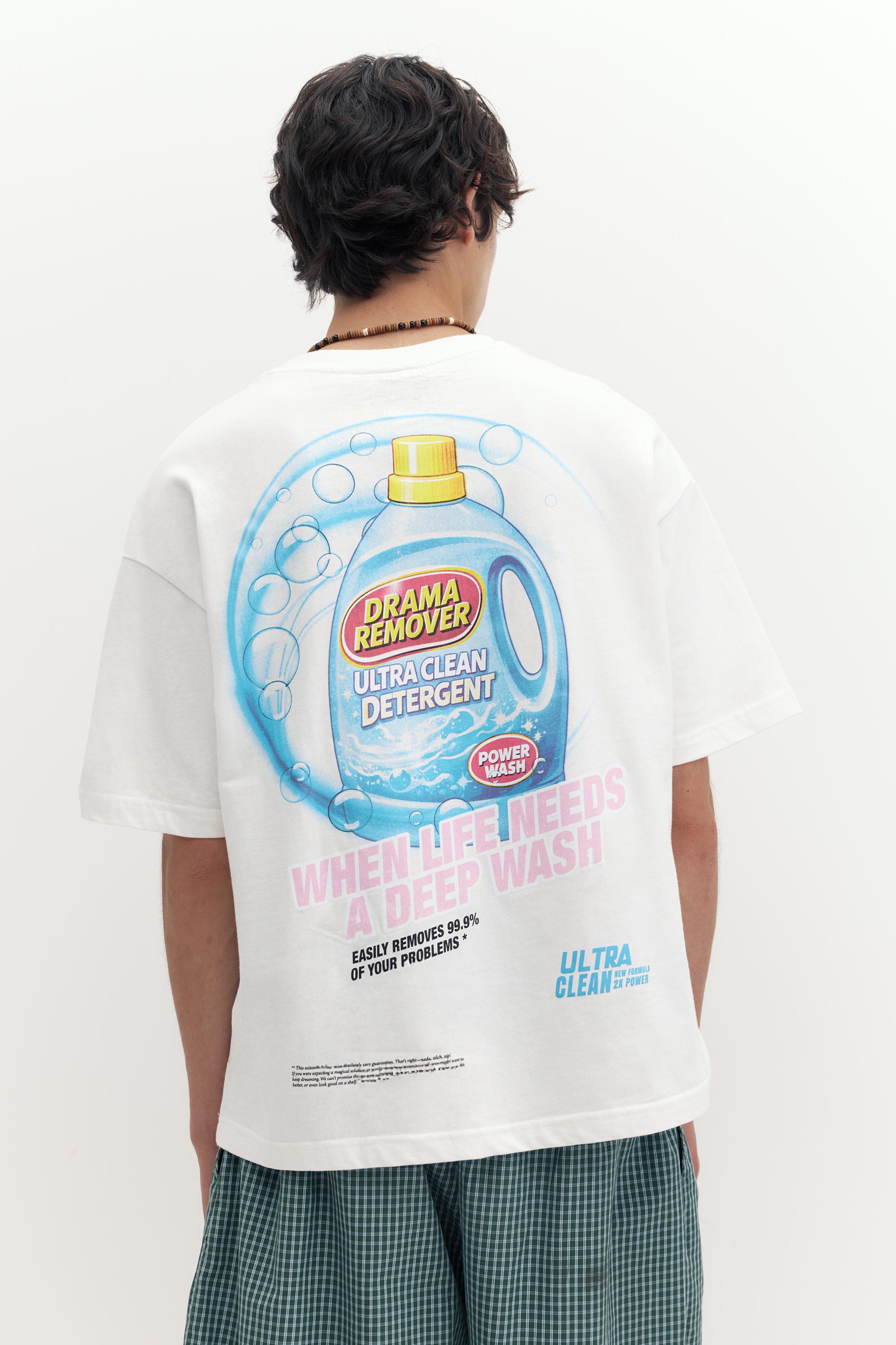 STWD detergent graphic T-shirt — White