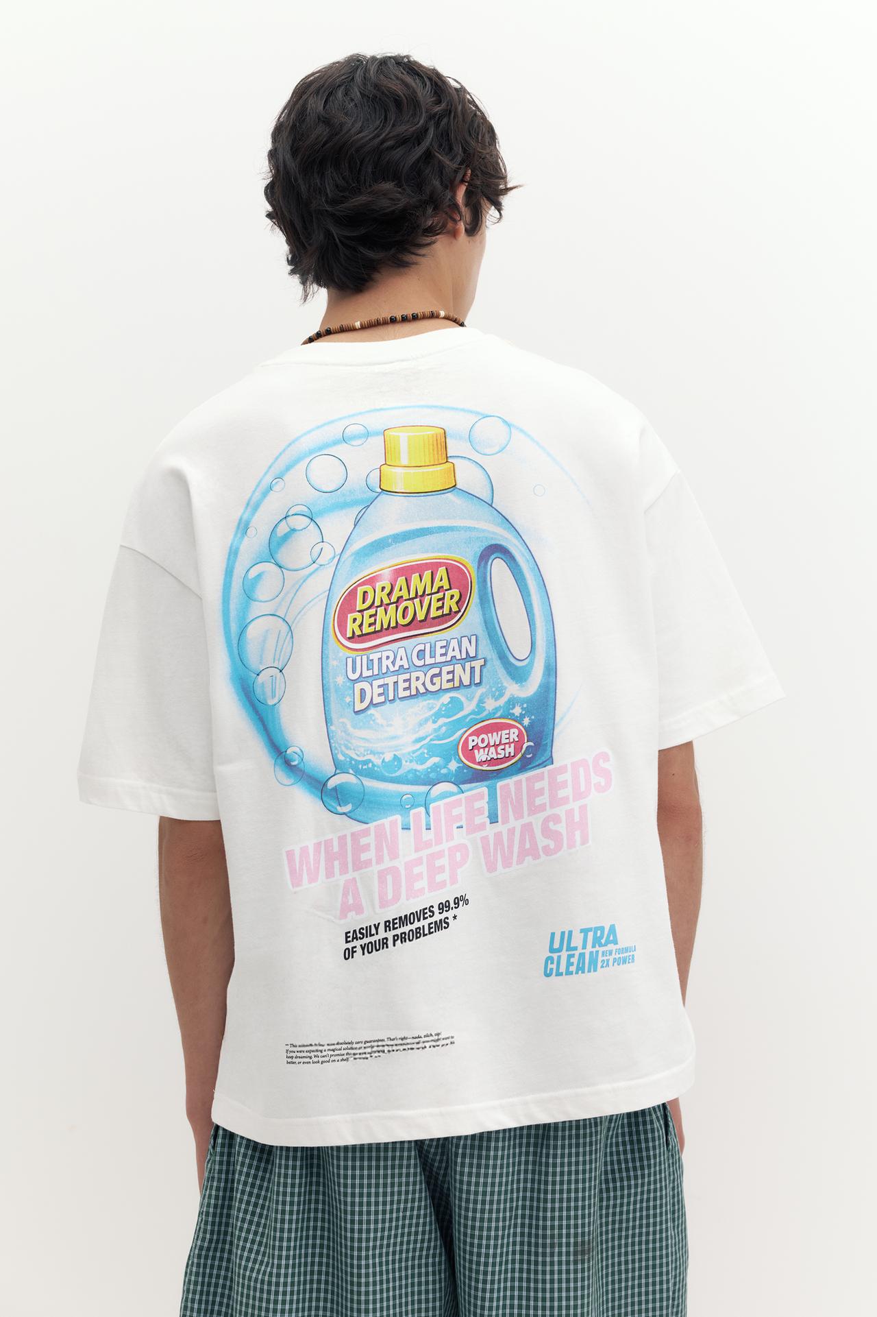 STWD detergent graphic T-shirt — White