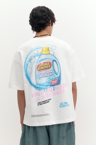 STWD detergent graphic T-shirt — White 3