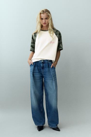 STWD T-shirt with printed sleeves — Ice 4