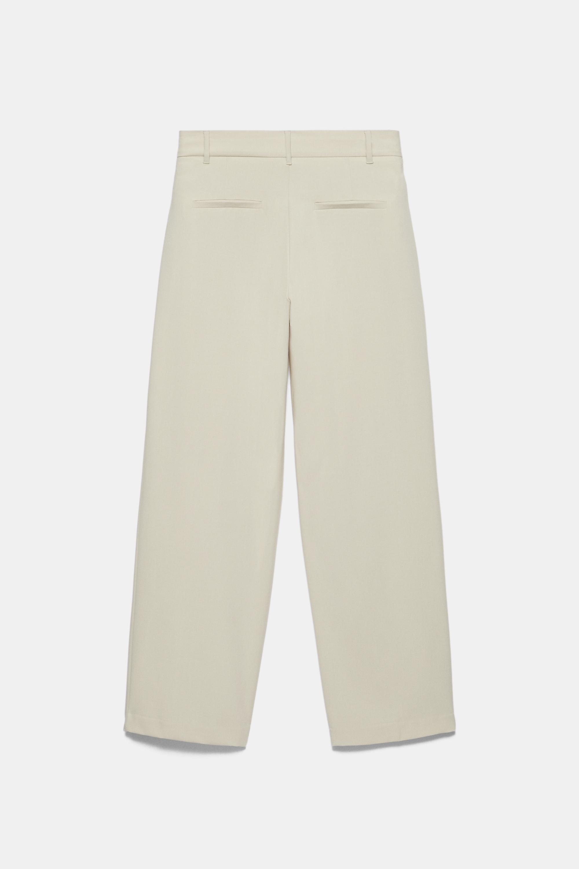 Darted smart trousers — Vanilla