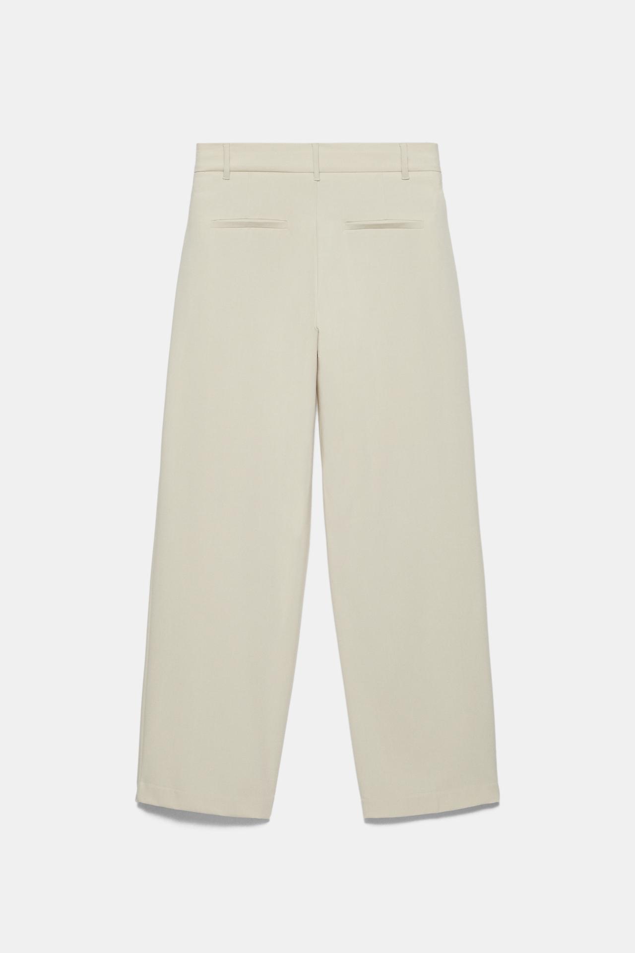 Darted smart trousers — Vanilla