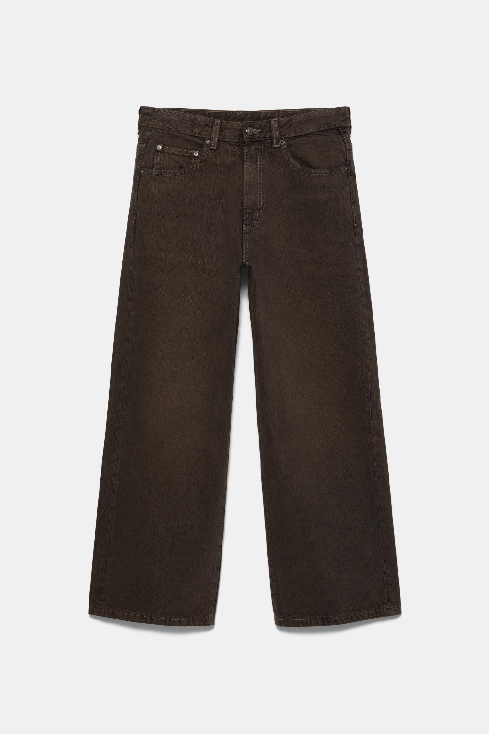 Wide-leg jeans — Rust