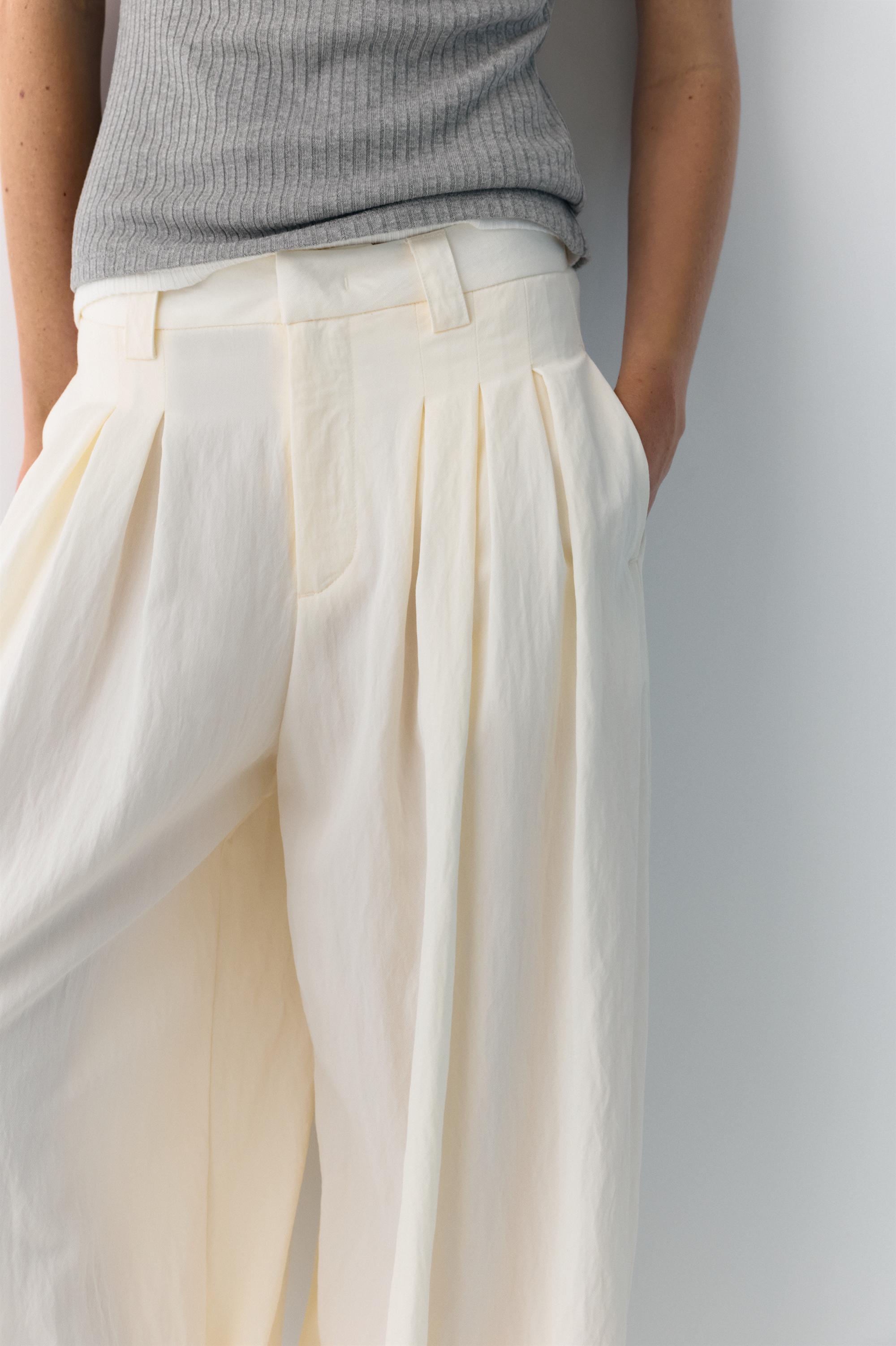 Pensi detaylı şalvar pantolon - Görsel 16