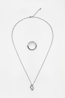 2-pack of necklace and ring