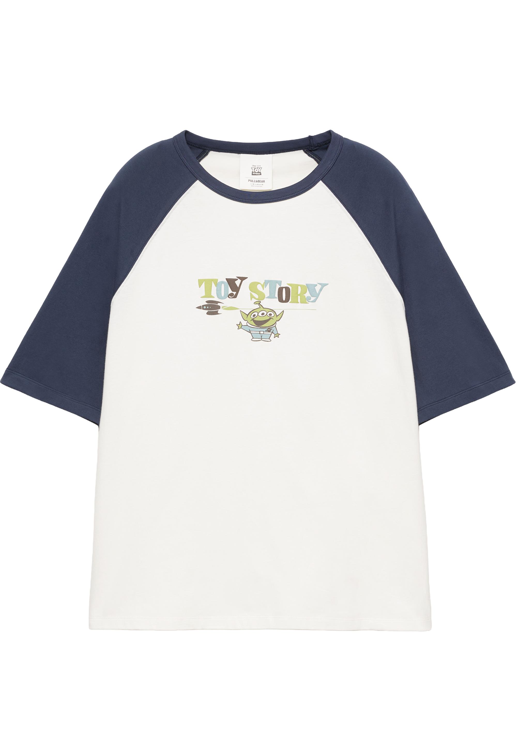 Toy Story raglan-sleeve T-shirt — Off white
