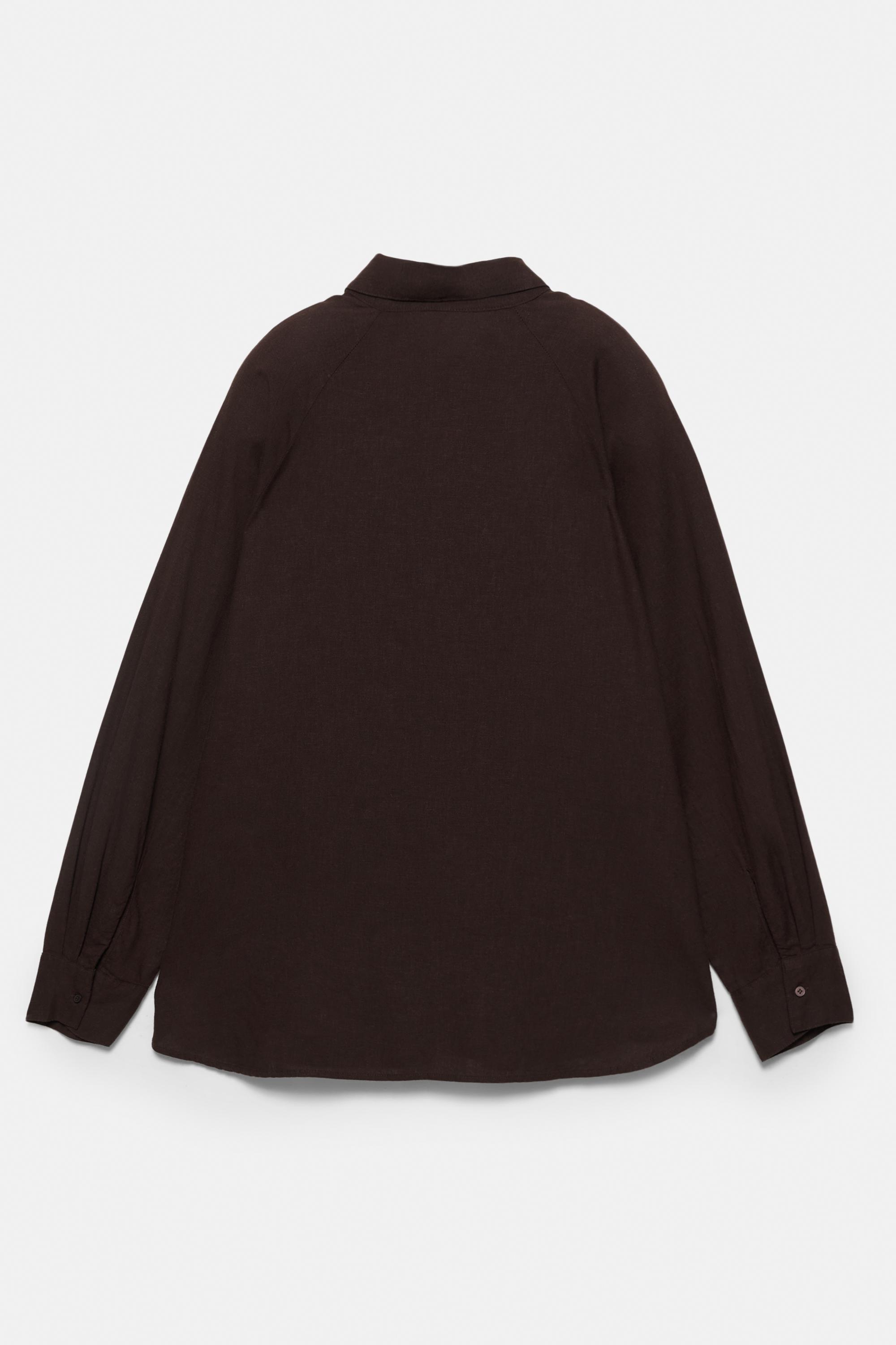 Ketenli rustik gömlek - Görsel 38