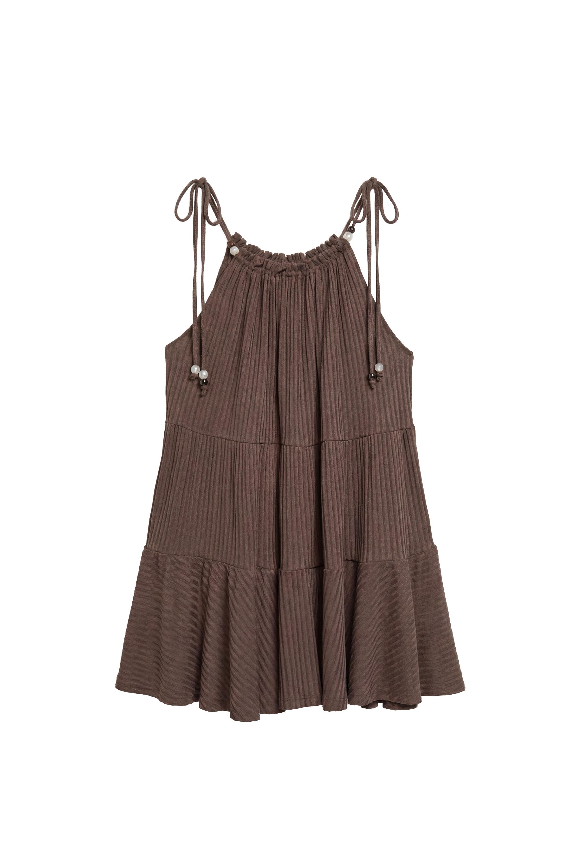 Pull&Bear Panelli askılı elbise görsel 3