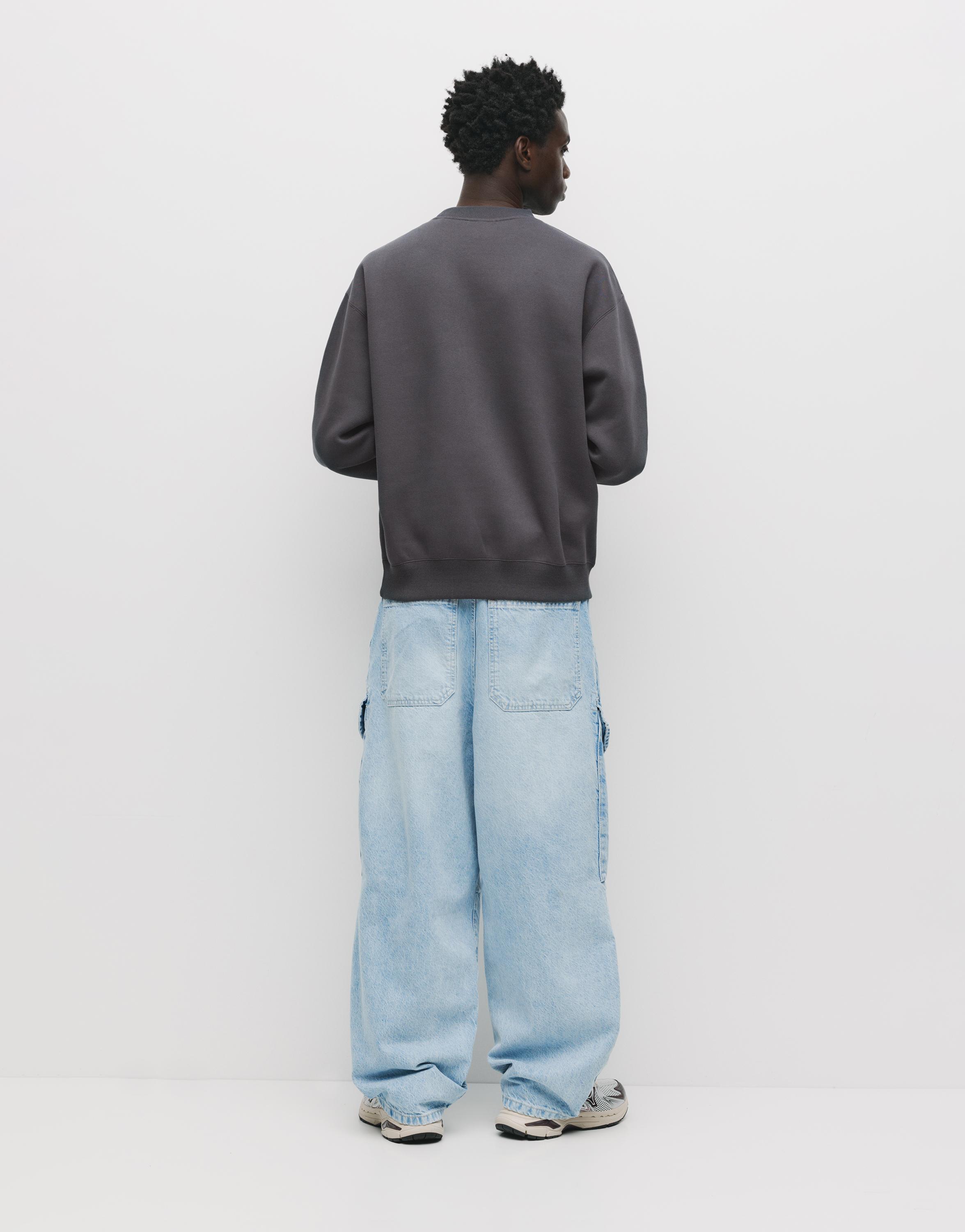 Basic bisiklet yaka sweatshirt - Görsel 71