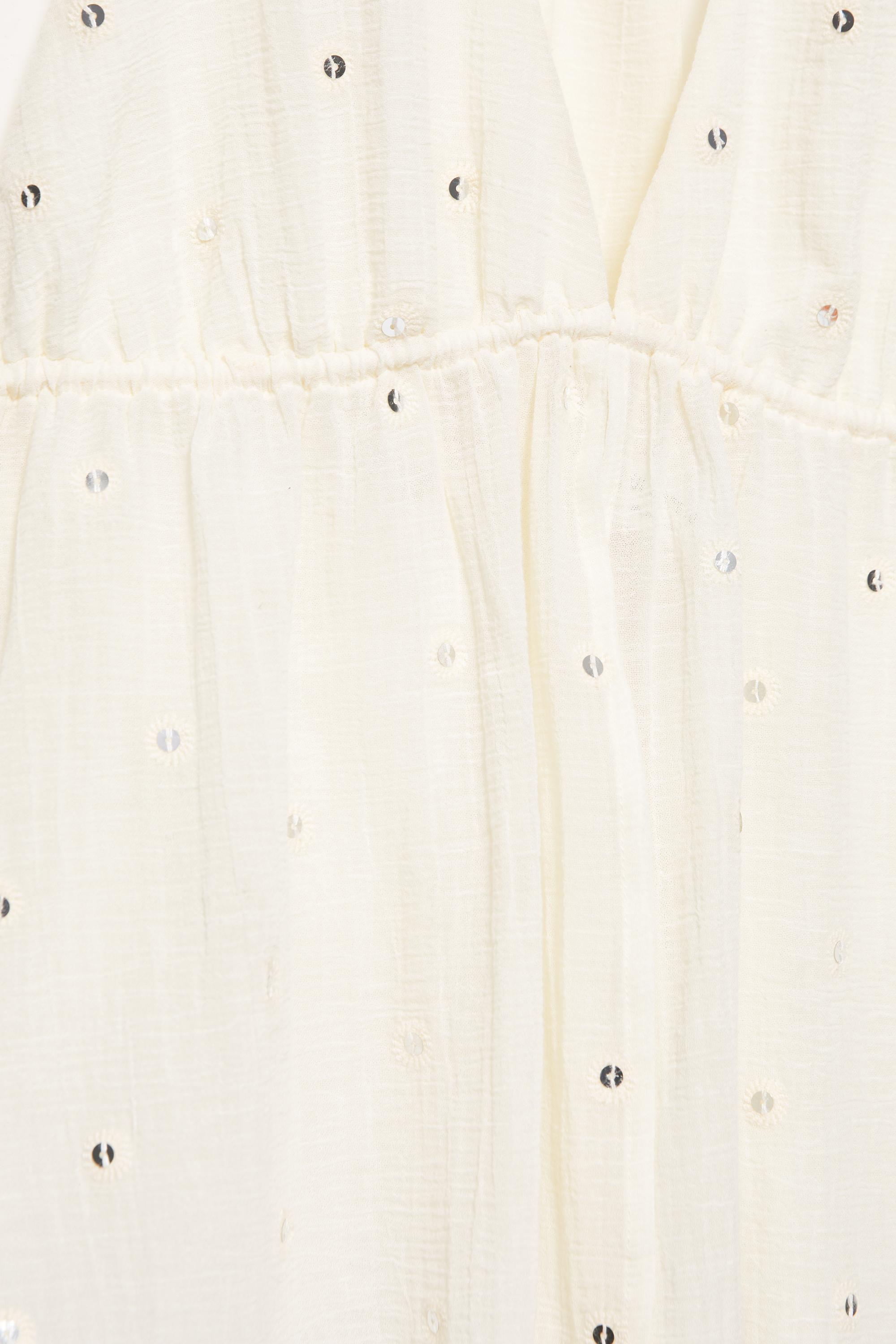 Halter top with mirror details — Vanilla