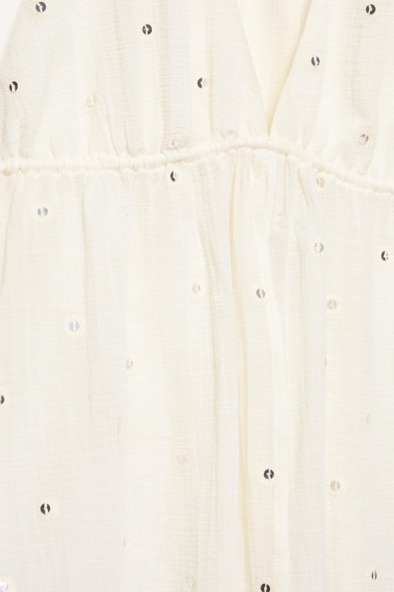 Halter top with mirror details — Vanilla