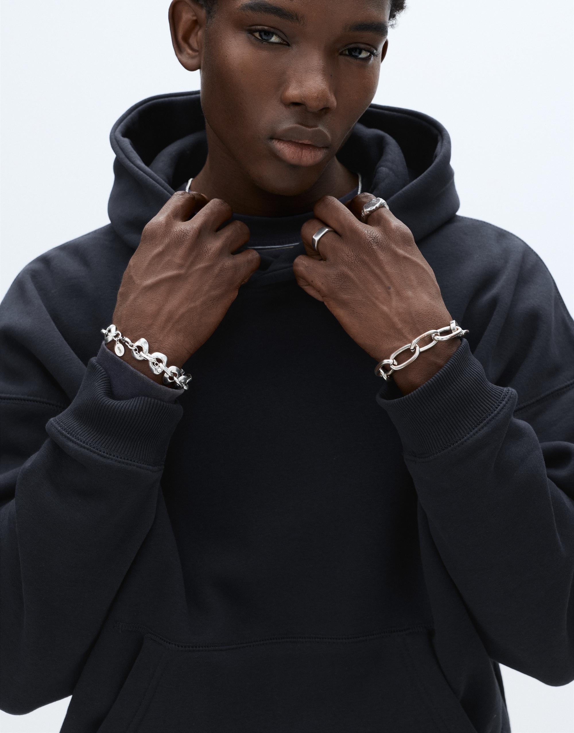 Bol kesim kapüşonlu sweatshirt - Görsel 51