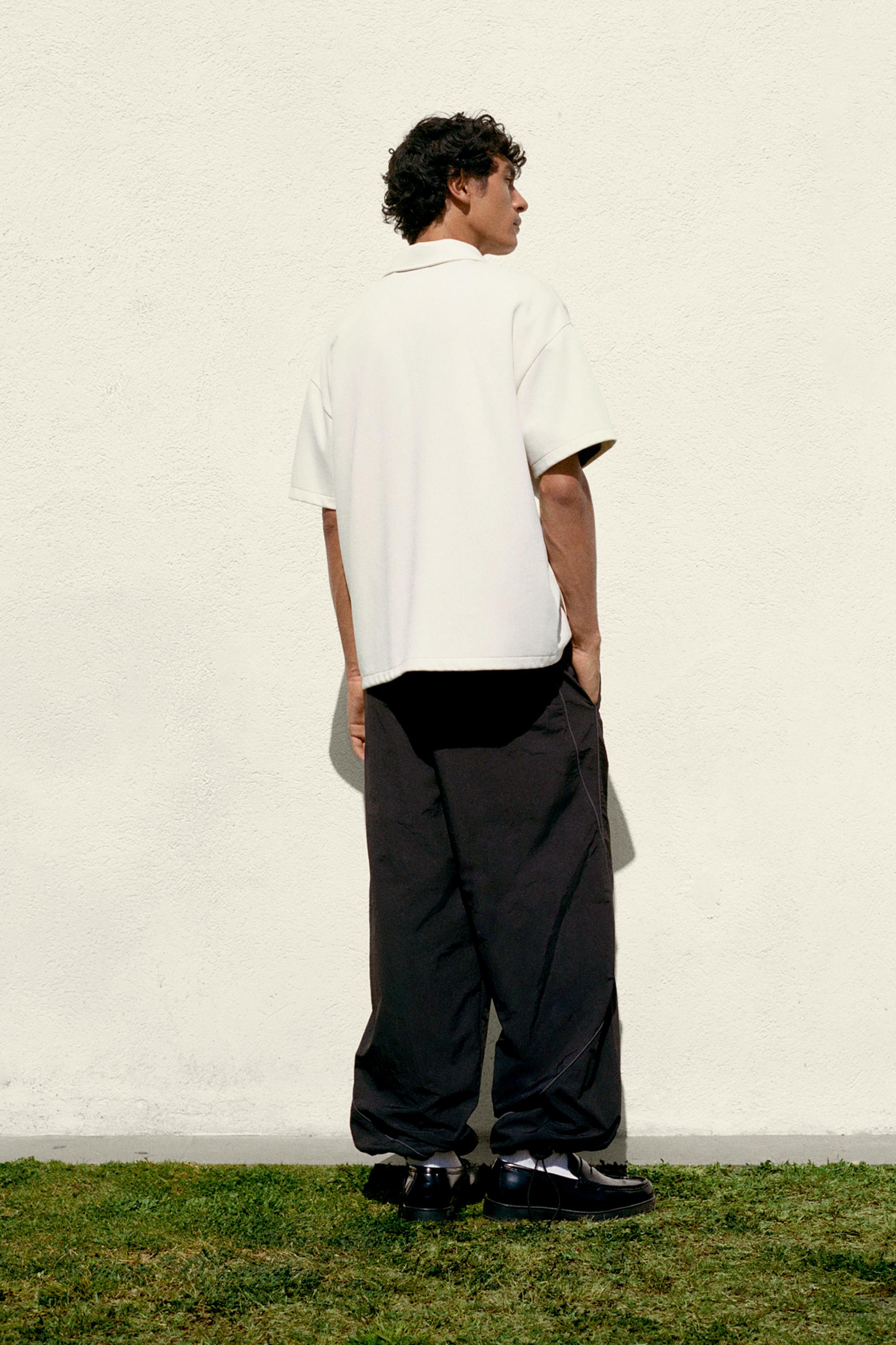 Grafik detaylı interlok fermuarlı polo - Görsel 8