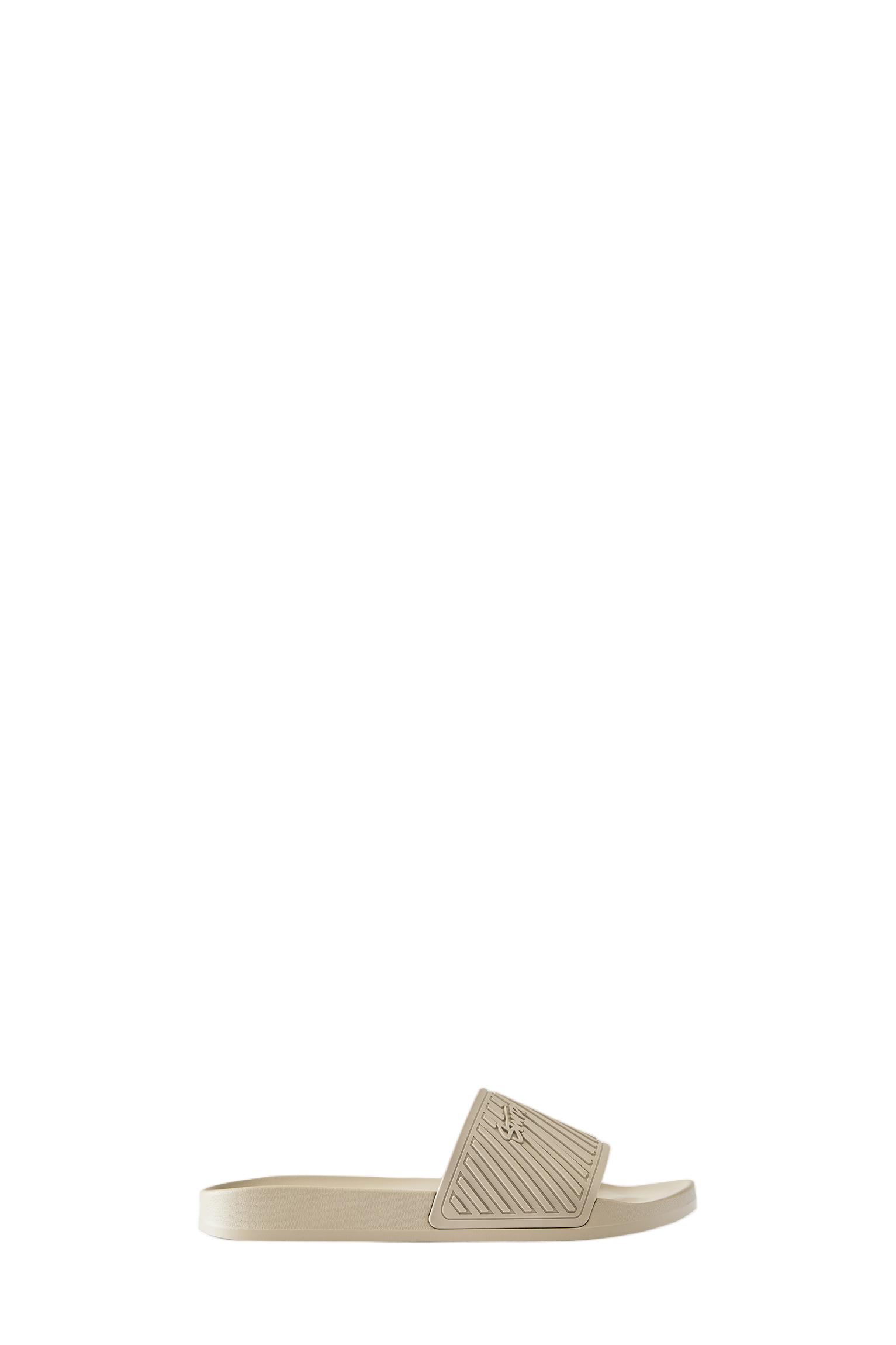 STWD rubberised sandals — Ecru