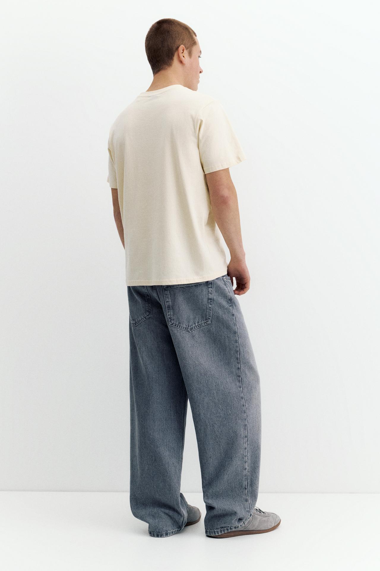 Embroidered logo T-shirt — Off white