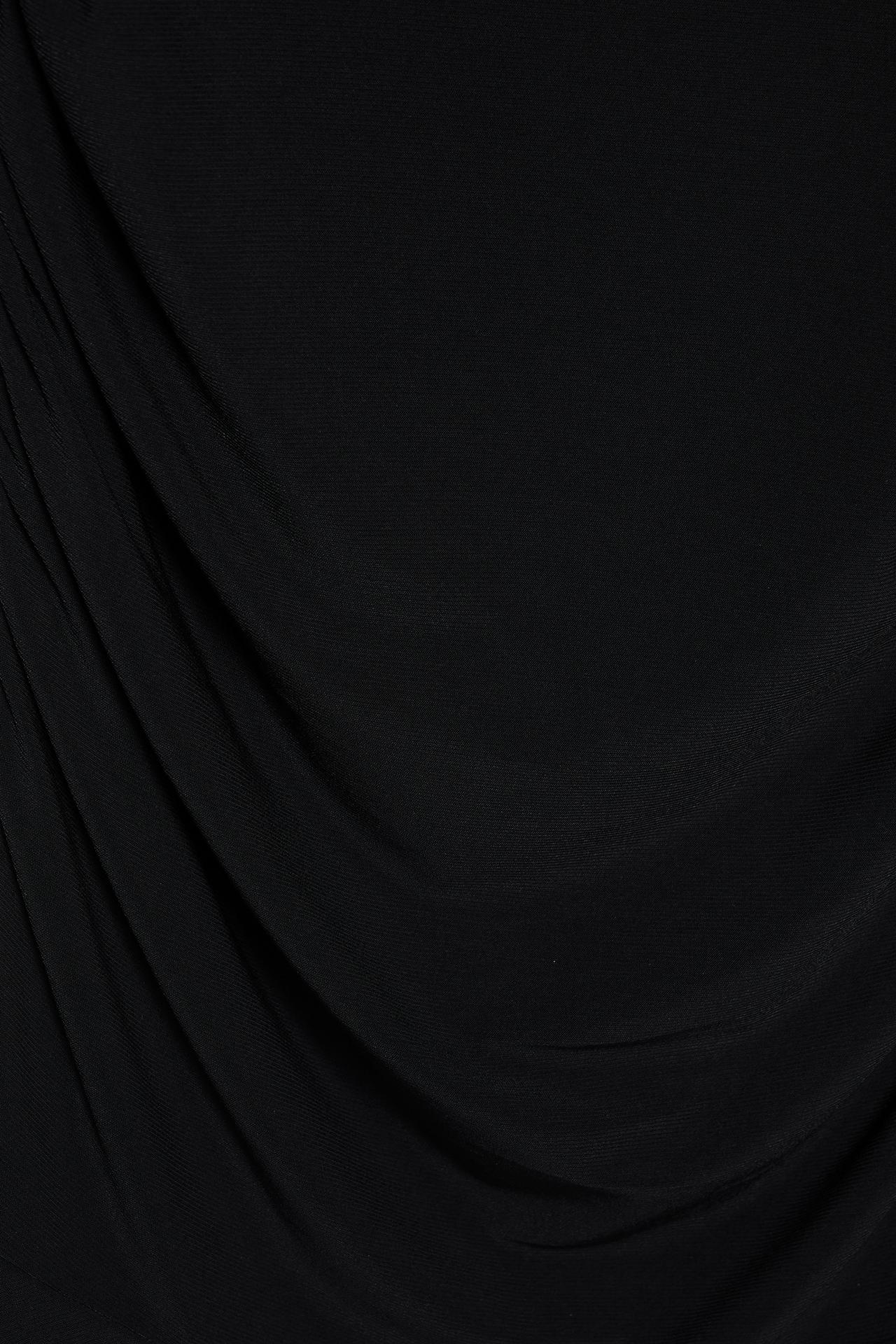 Gathered short dress — Black