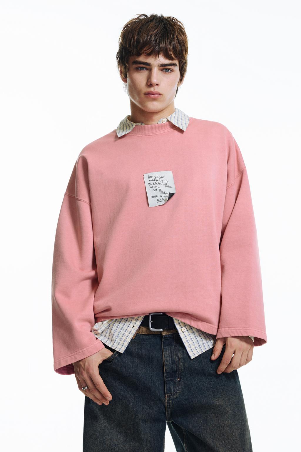 Pull Victoria's Secret Pink Crew Rouge Intense - Taille L - Neuf Avec étiquettes