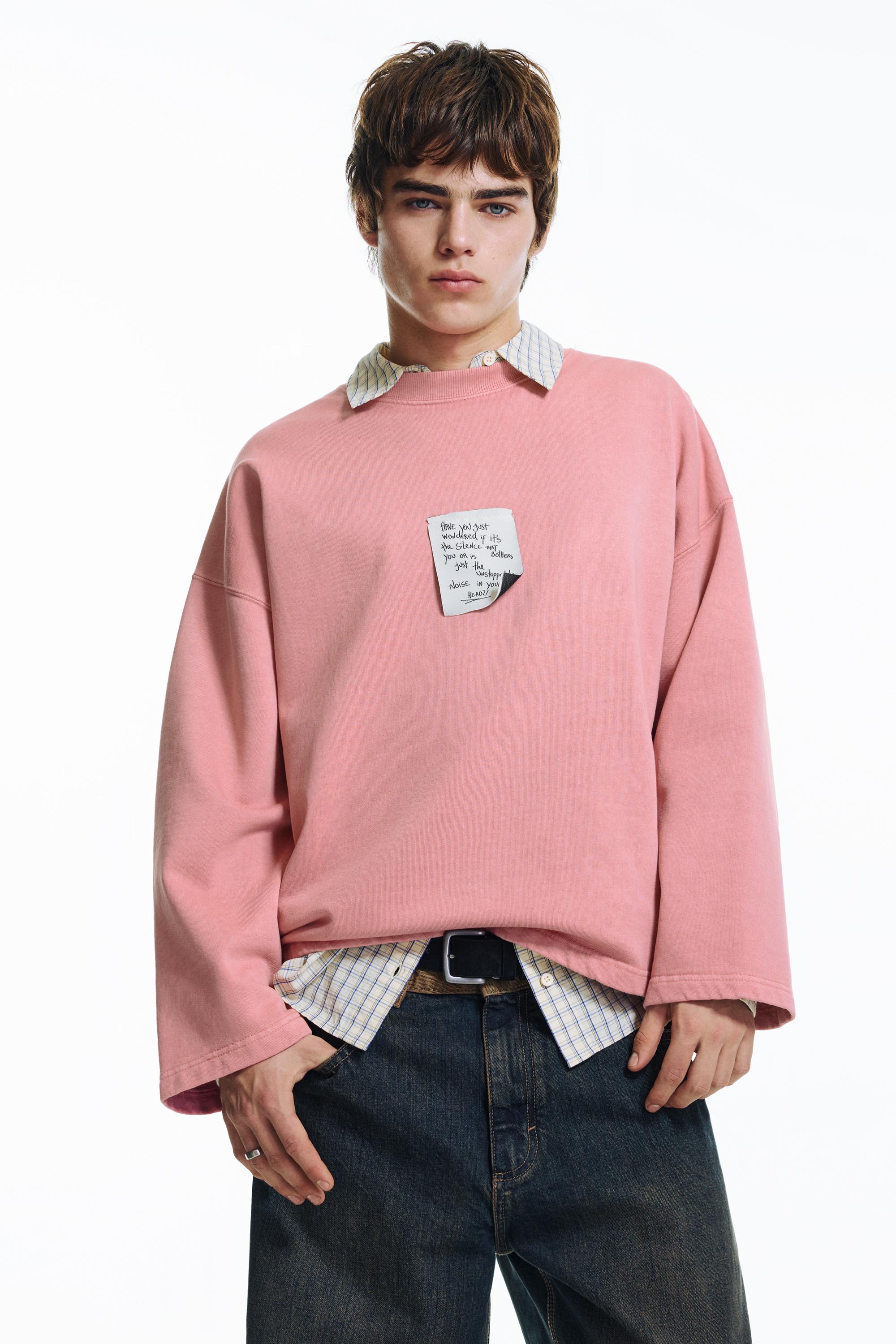 Pink label sweatshirt — Pink