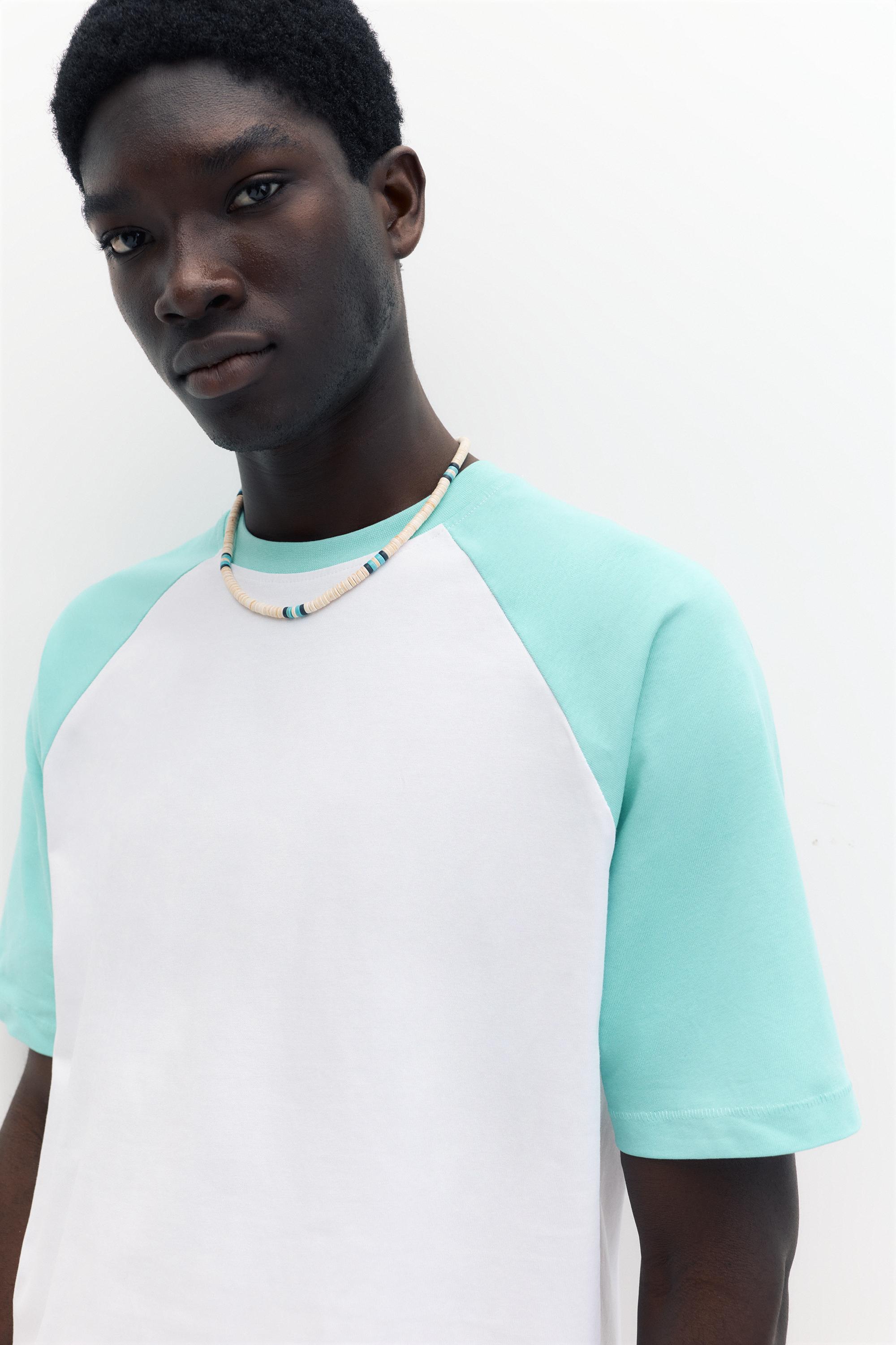 Raglan sleeve T-shirt — White