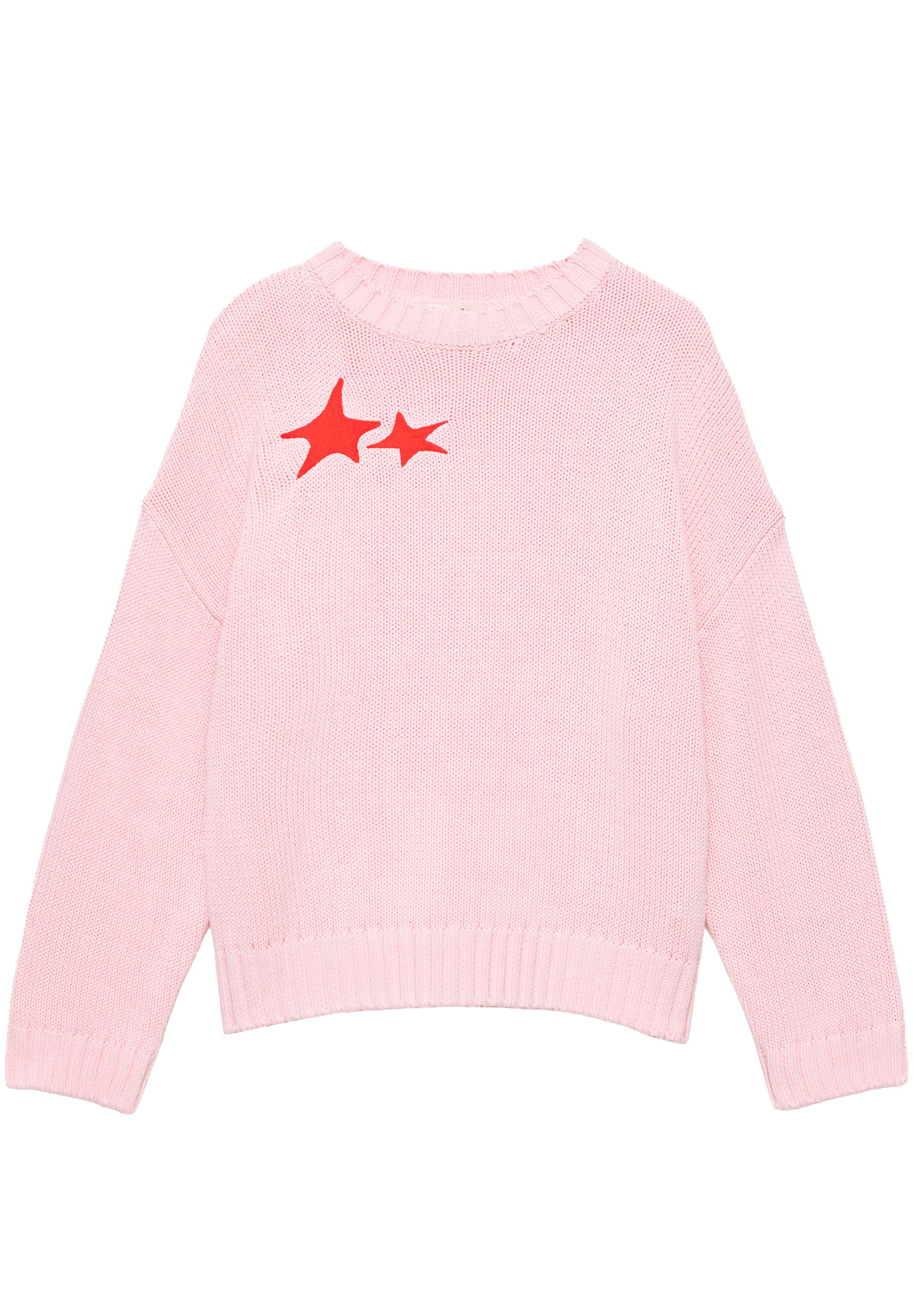 Oversize star jumper — Pink