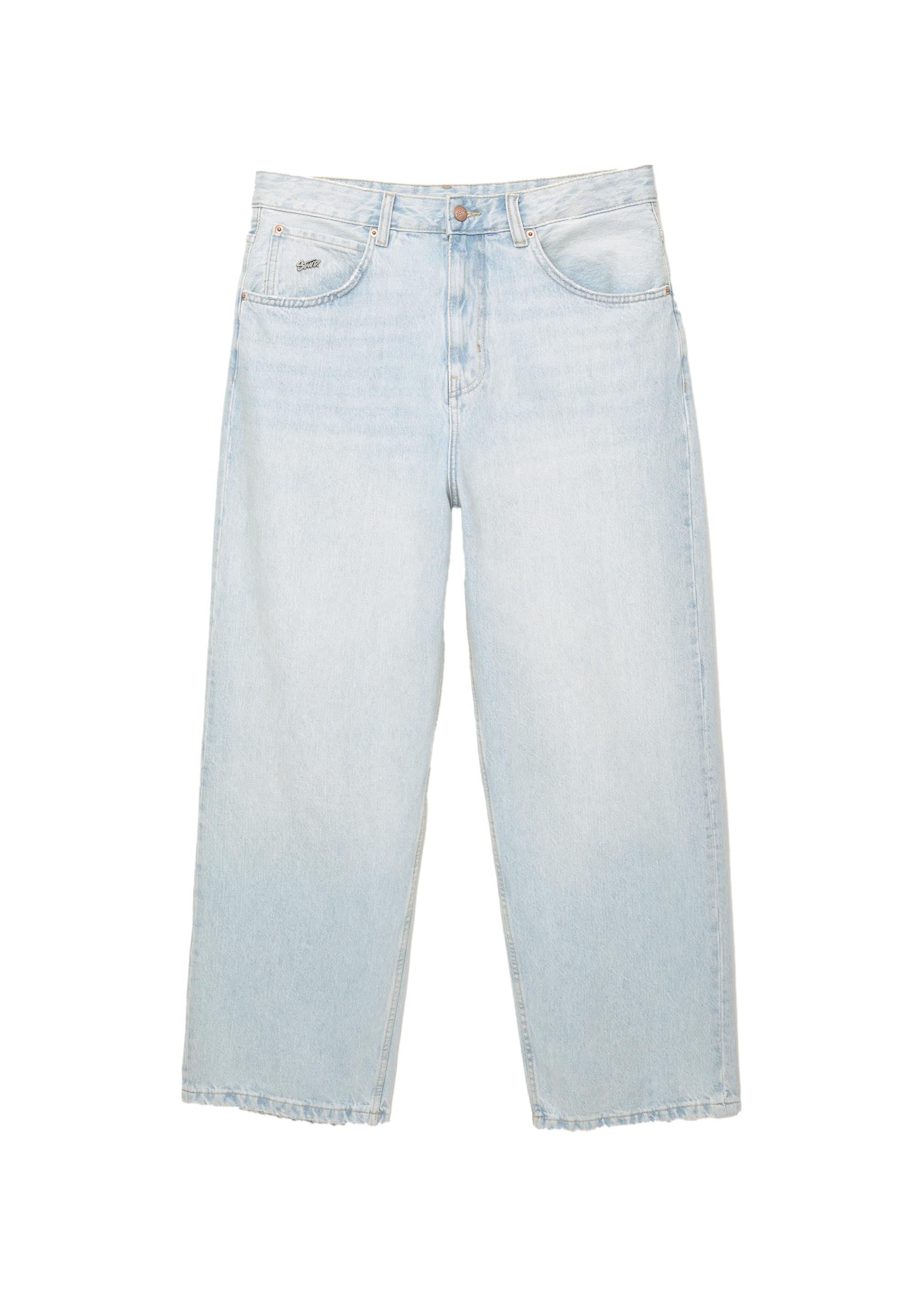 Relaxed fit baggy jeans — Pale indigo