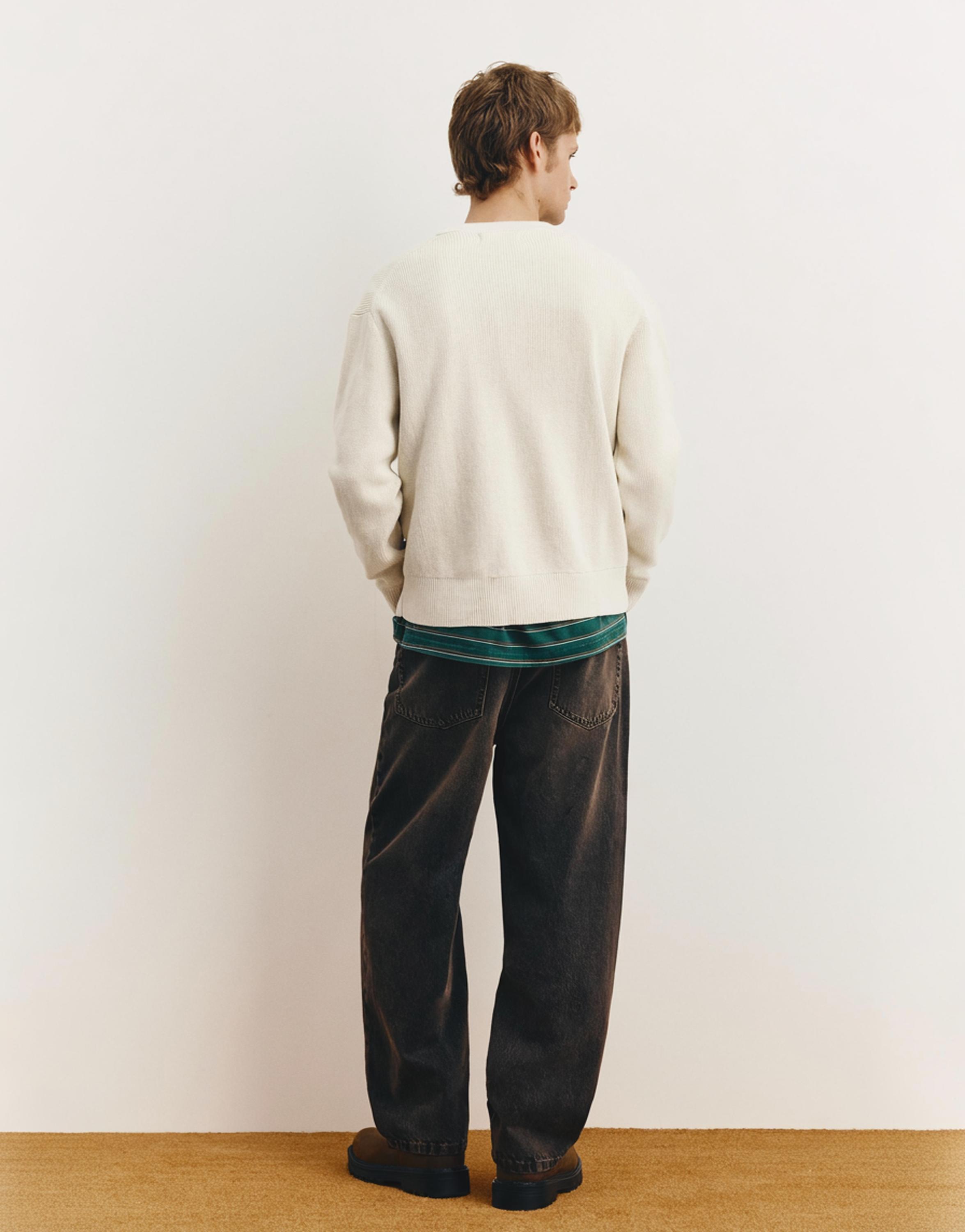 Bisiklet yaka kazak - Görsel 6