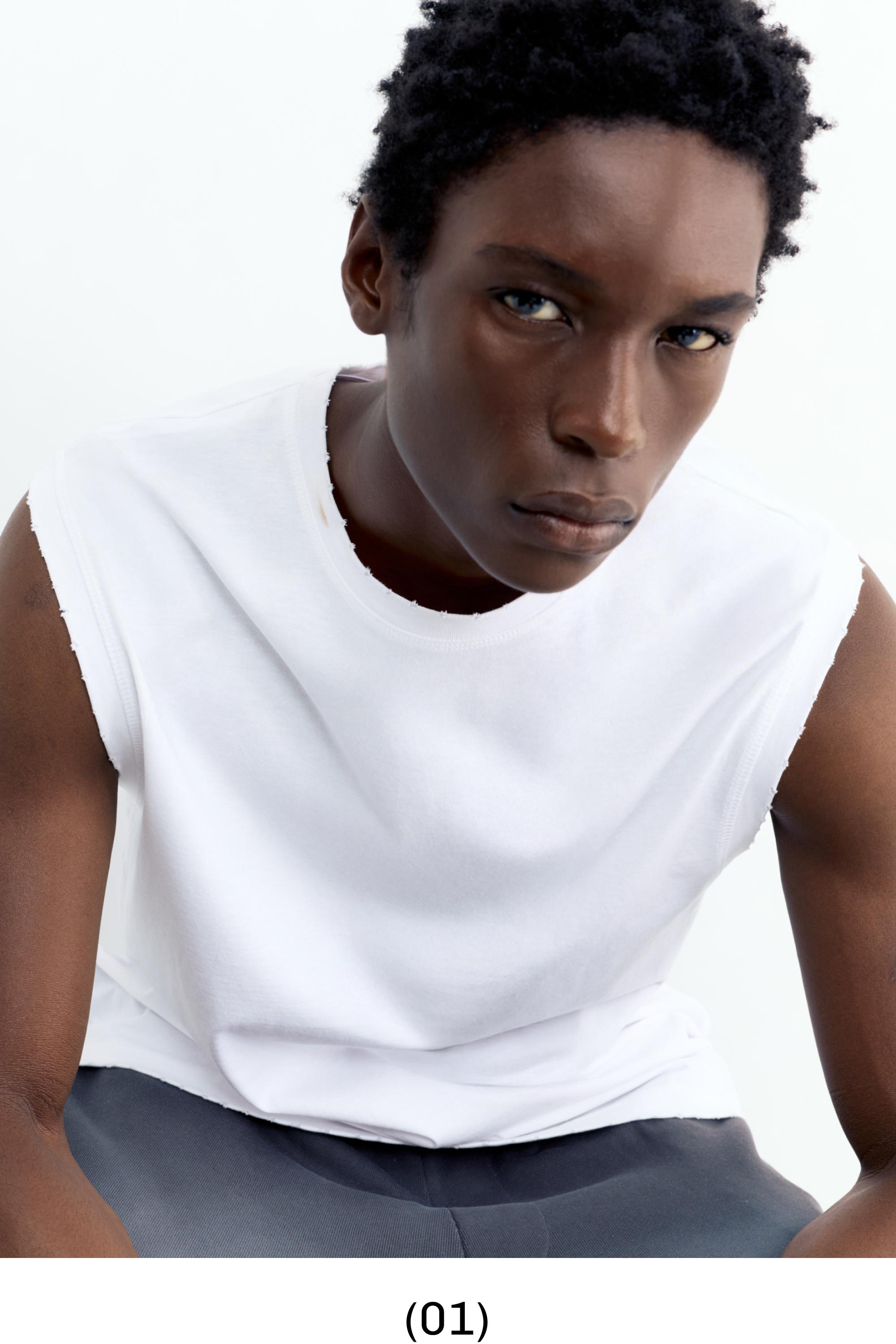 Strappy top — Off white