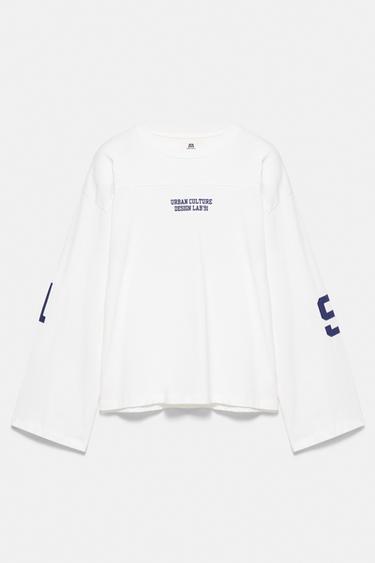 Long sleeve graphic and number T-shirt — Ice 4