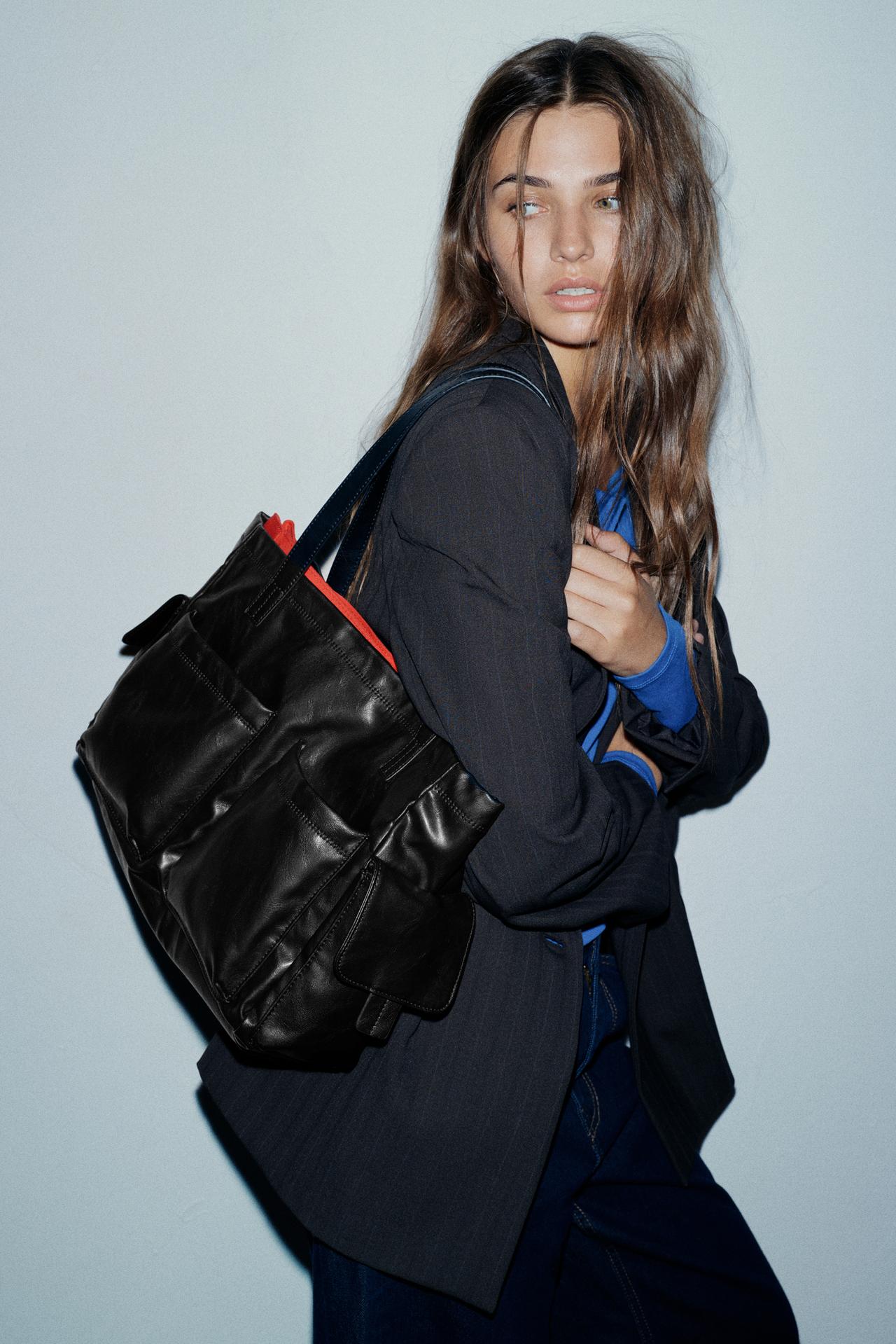 Multipocket tote bag — Black