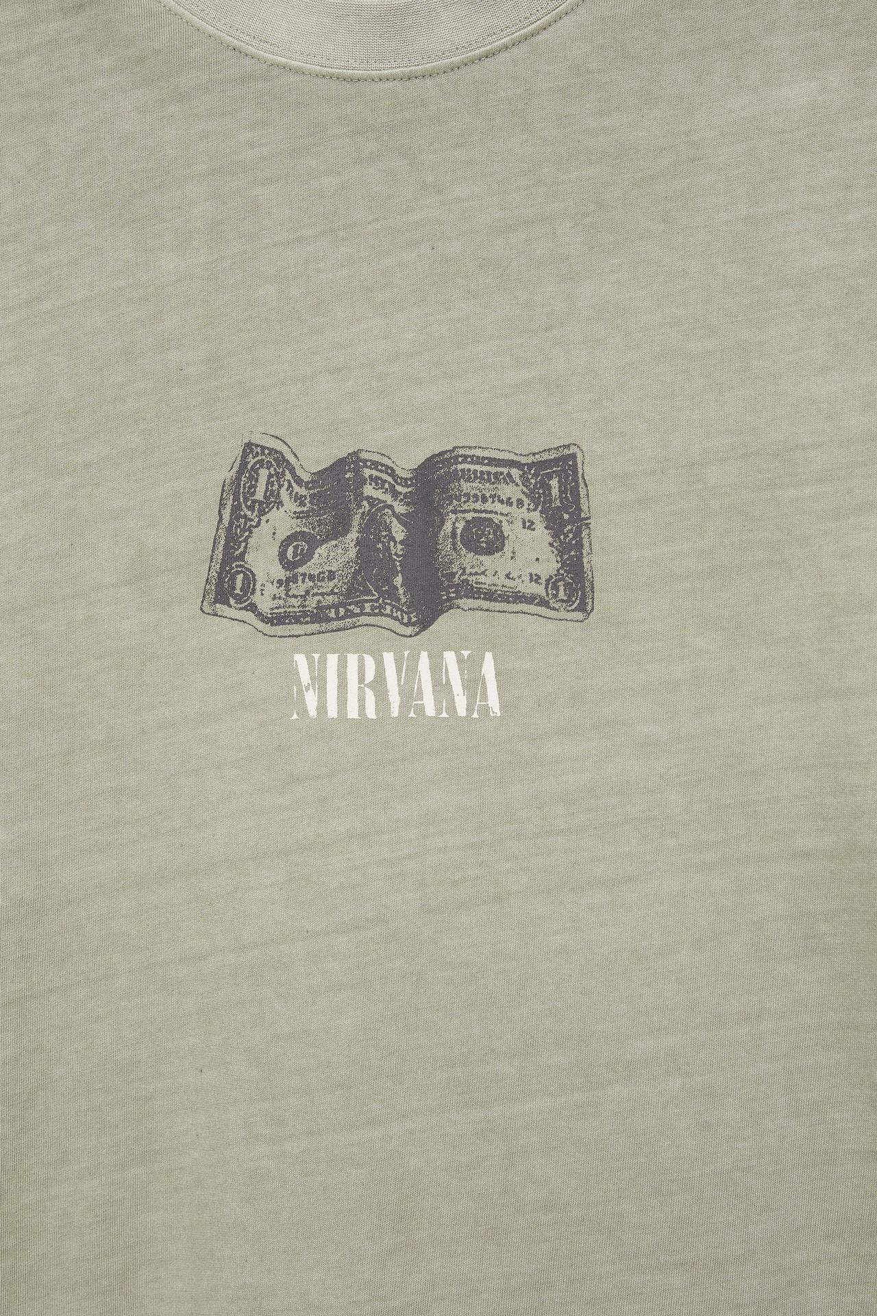 Nirvana T-shirt — Khaki